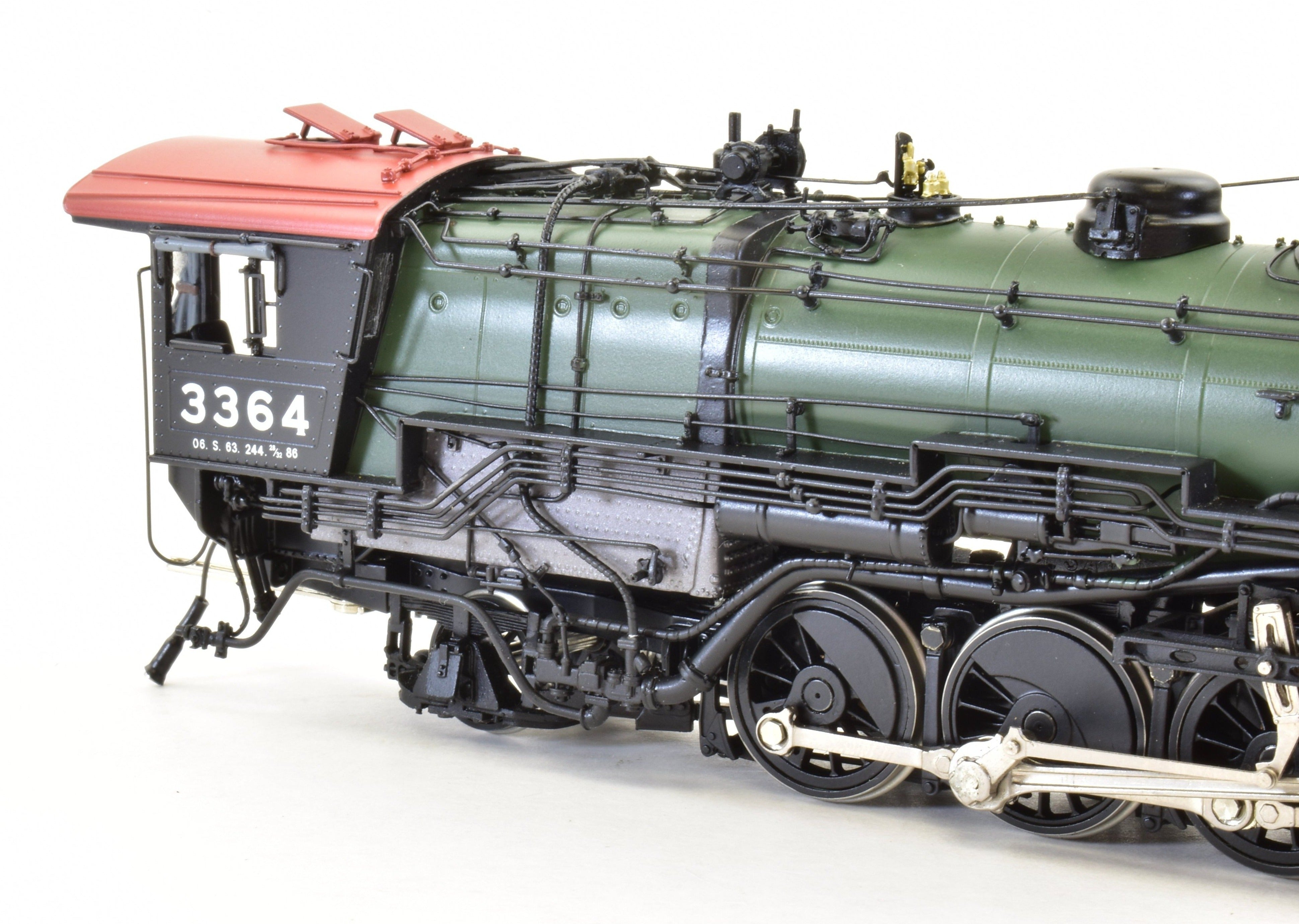 HO Scale Brass Model Train Engine - W&R Enterprises Great Northern O - 6 2 - 8 - 2 Version 2, FP #3364