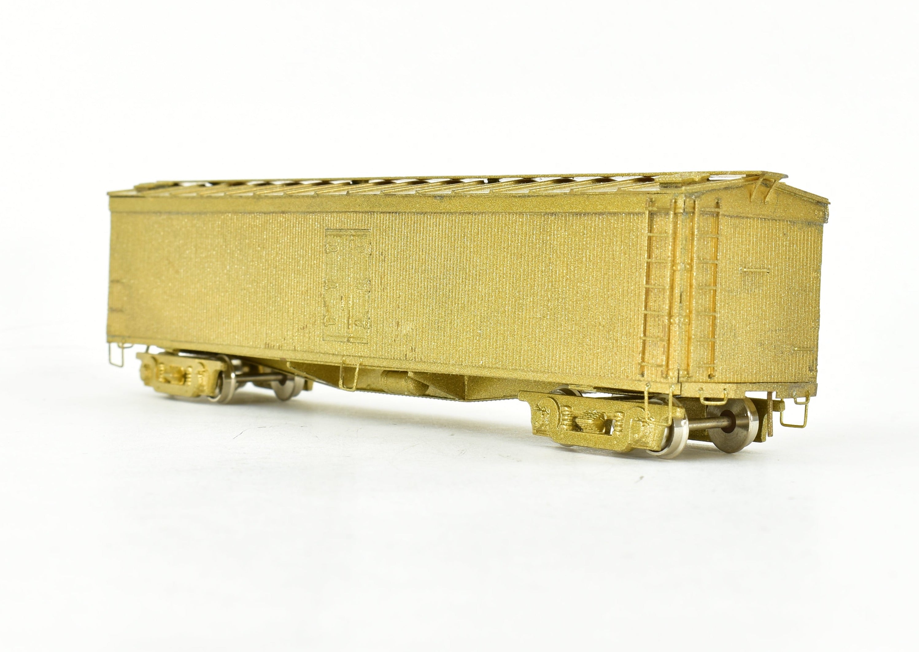 HO Brass Railway Express Agency 50' Wood Express Reefer Model by Trains Inc.