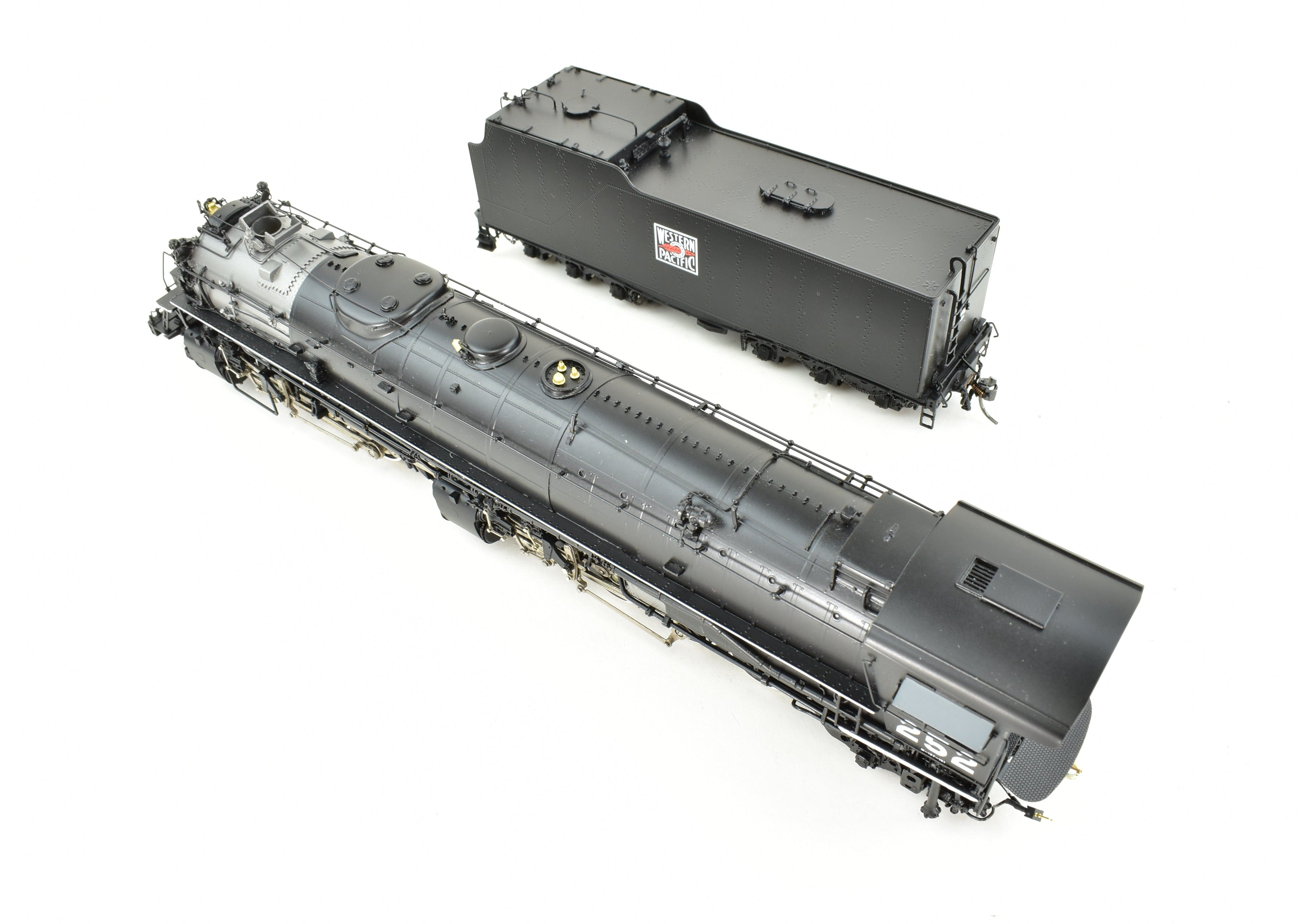 HO Brass Western Pacific 2-8-8-2 Class 251 V1 FP Black DCC & Sound by W&R