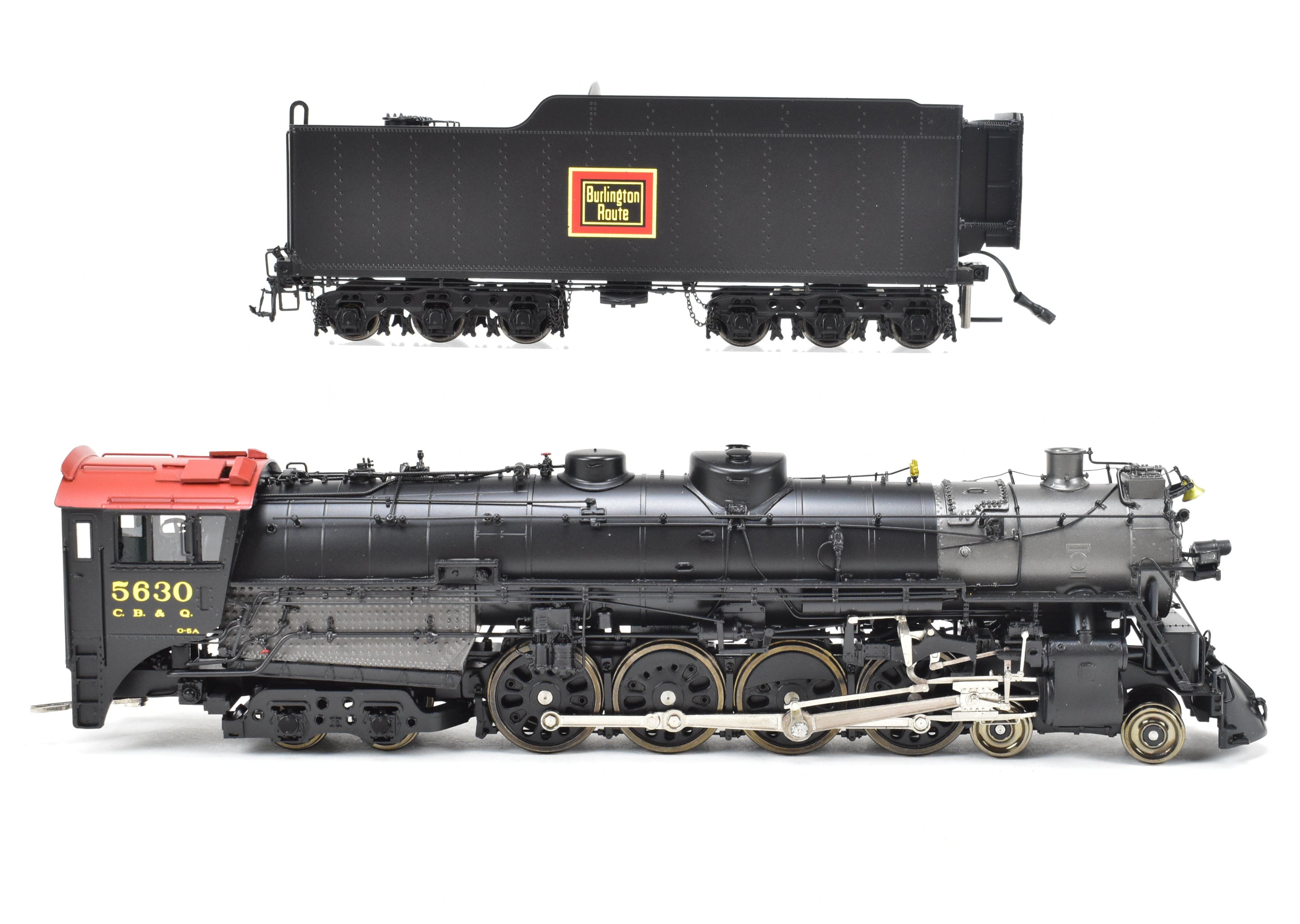 HO Scale Brass Model Train - Oriental Limited CB&Q - Burlington Route O - 5a 4 - 8 - 4 Factory Painted Locomotive #5630