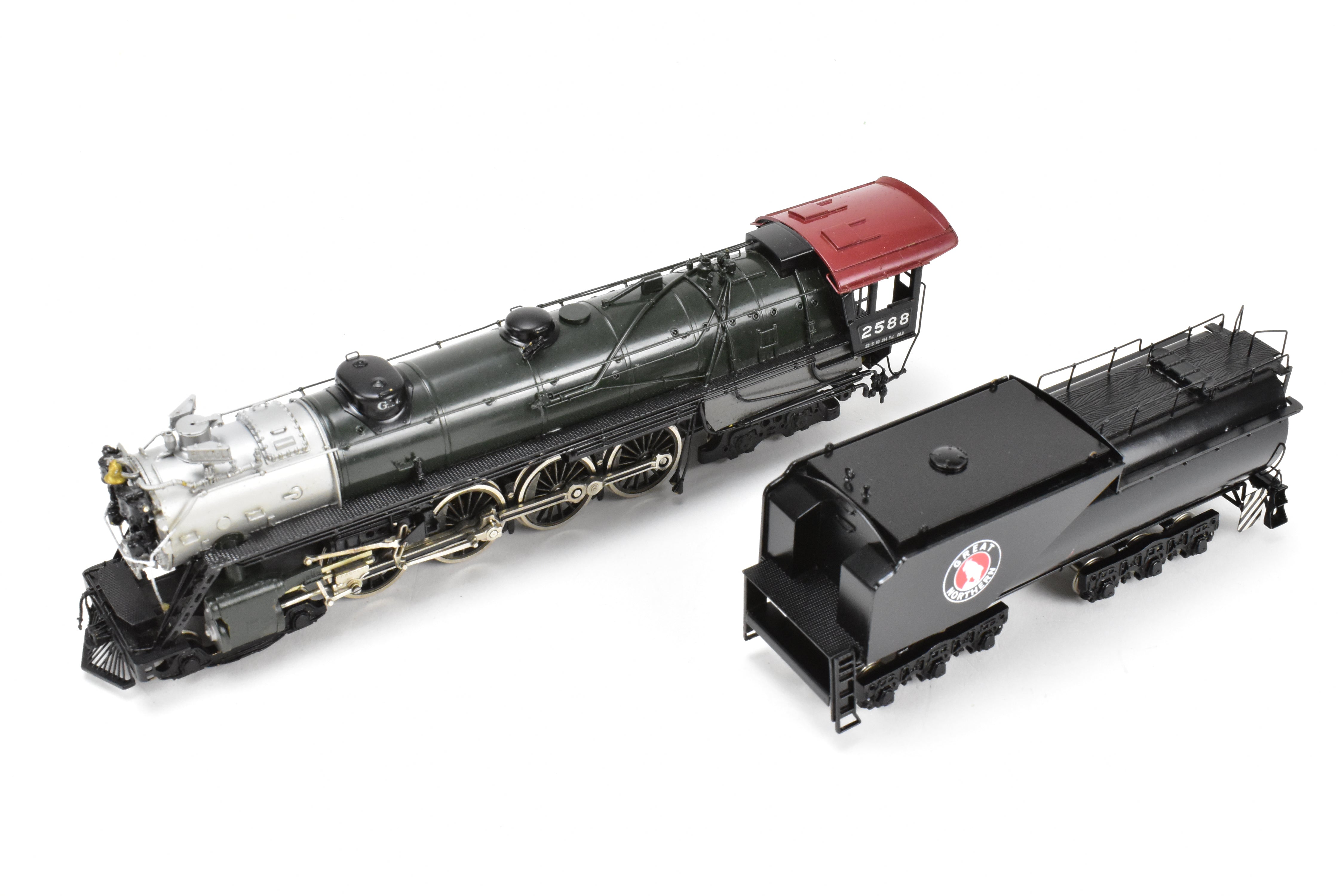 1976 HO Brass Tenshodo GN Crown Series Great Northern 4-8-4 S-2 FP No. 2588