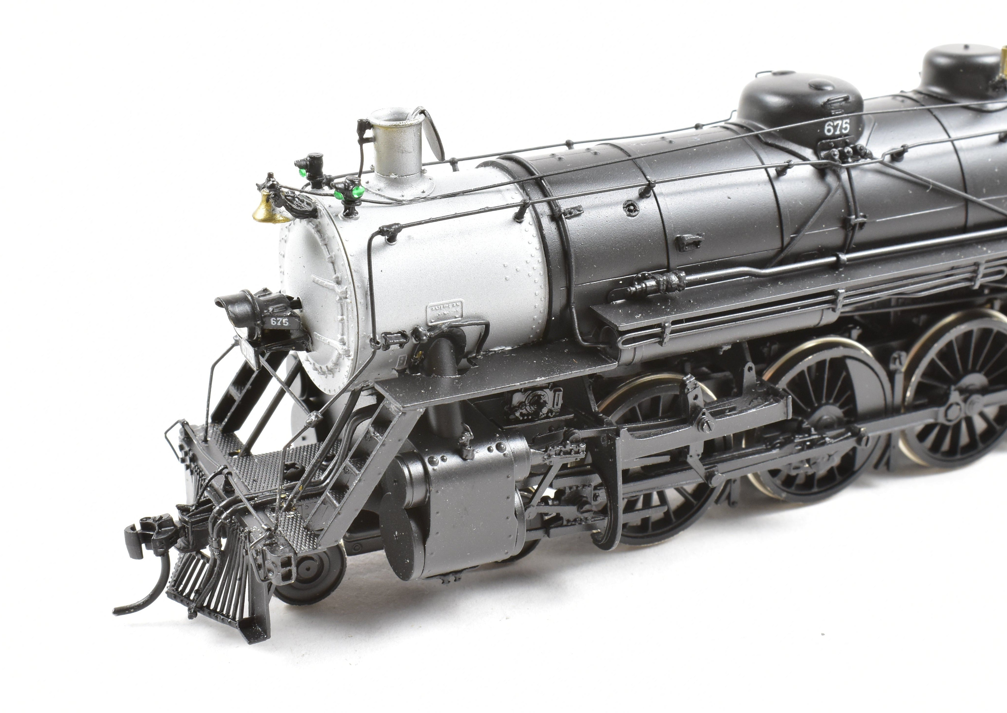 HO Scale Brass Model Steam Locomotive - Overland Models, Inc. OMI SSW - Cotton Belt LO 4-8-2 Mountain Professionally Painted