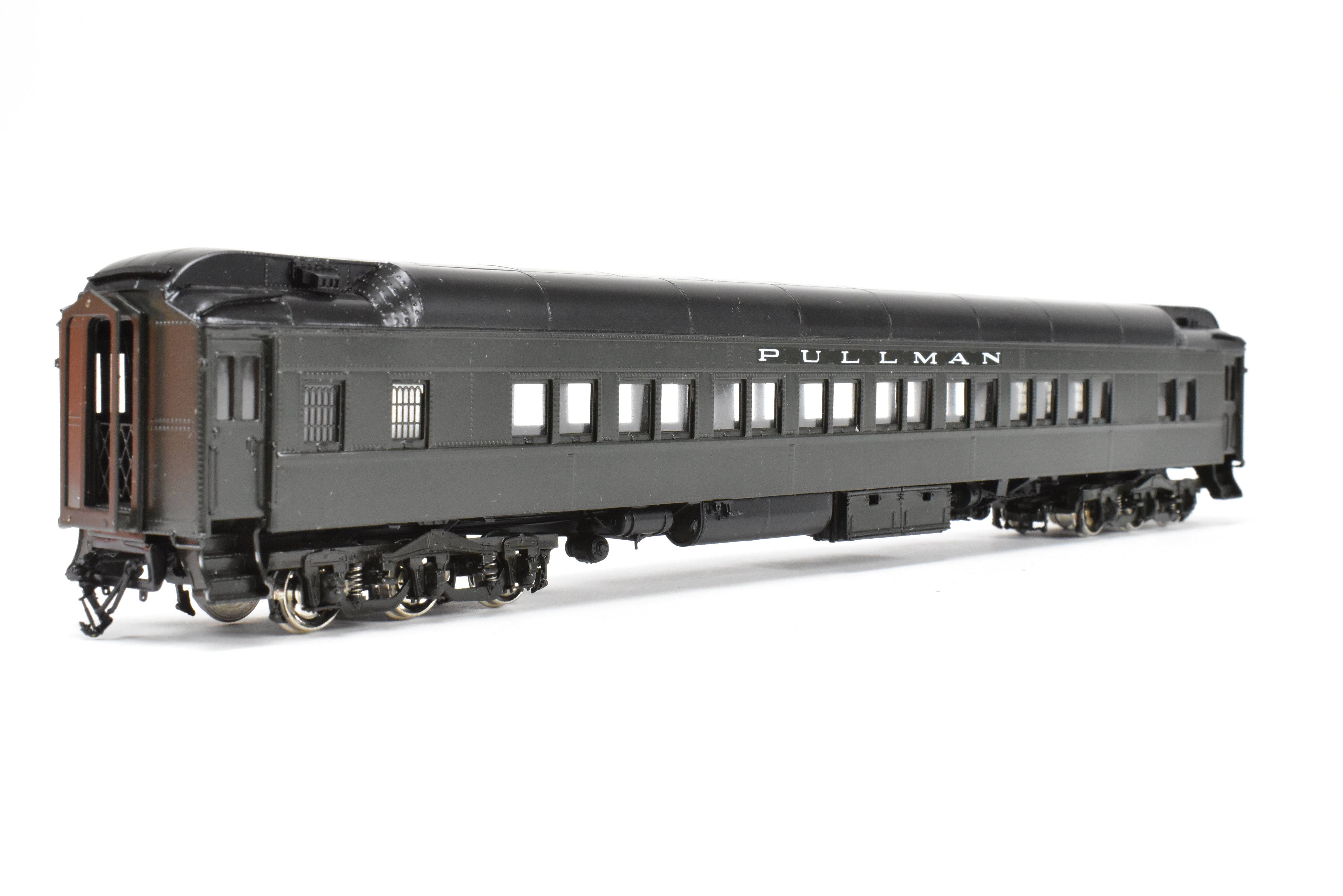 HO Scale Brass Precision Scale Co. (PSC) Pullman 80-Foot Sleeper Heavyweight 16-Section Tourist Car Plan 2412 with Factory-Painted Air