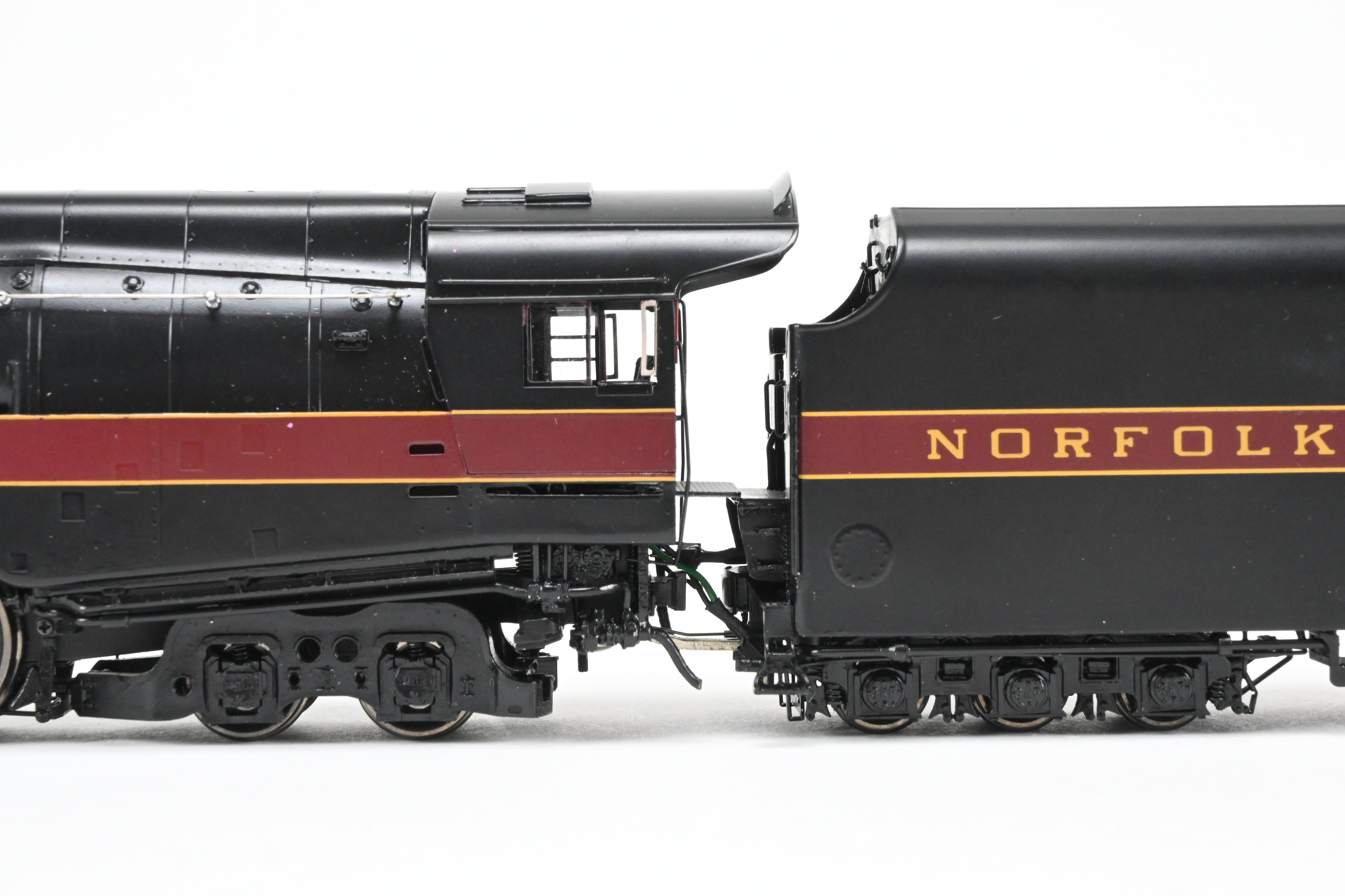 HO Scale Brass Steam Locomotive Model - Overland Models, Inc. Norfolk & Western Class “J” 4-8-4 Streamlined As Built, Factory-Painted FP #613