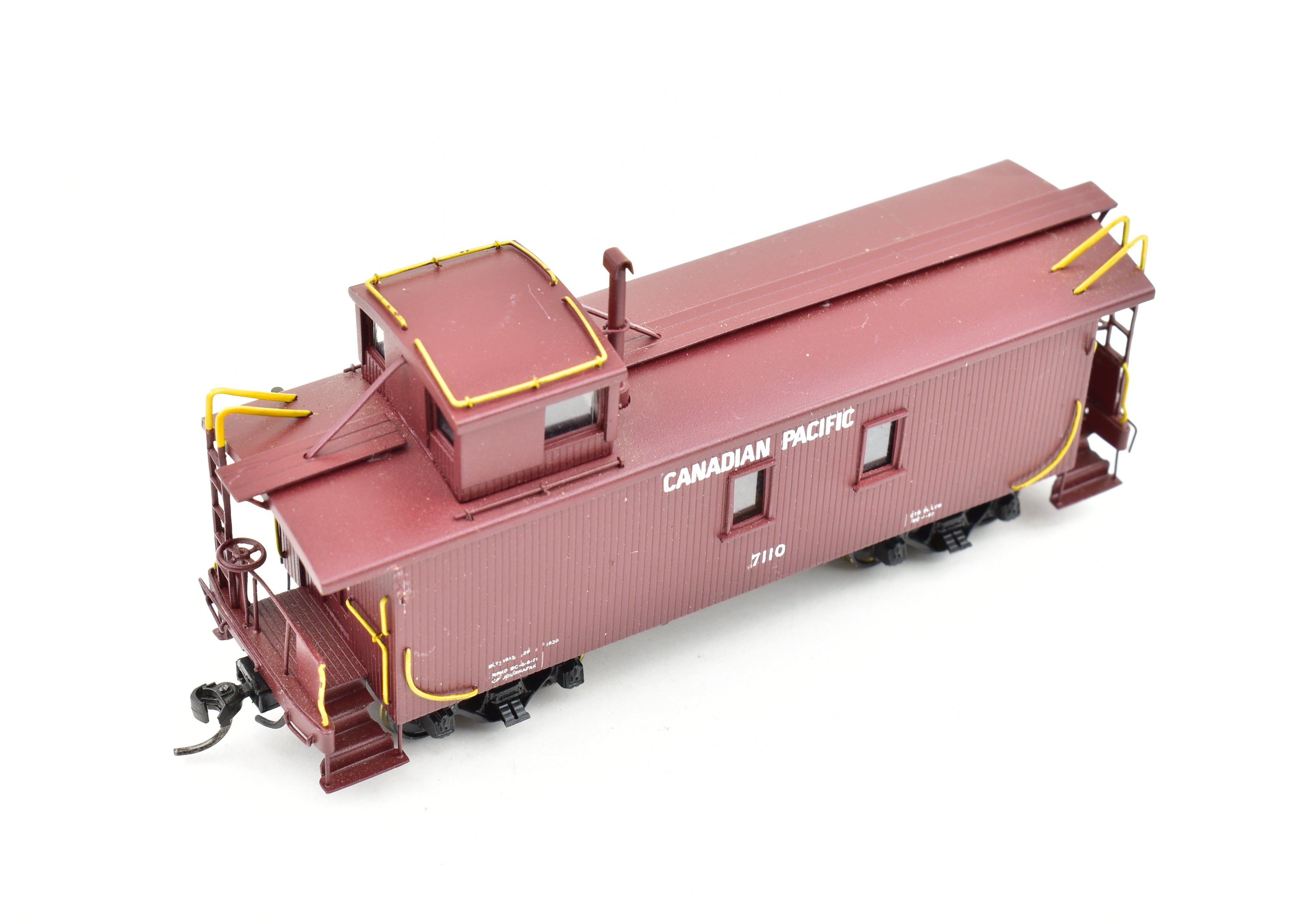 Custom Painted HO Brass Van Hobbies Canadian Pacific Railway Caboose