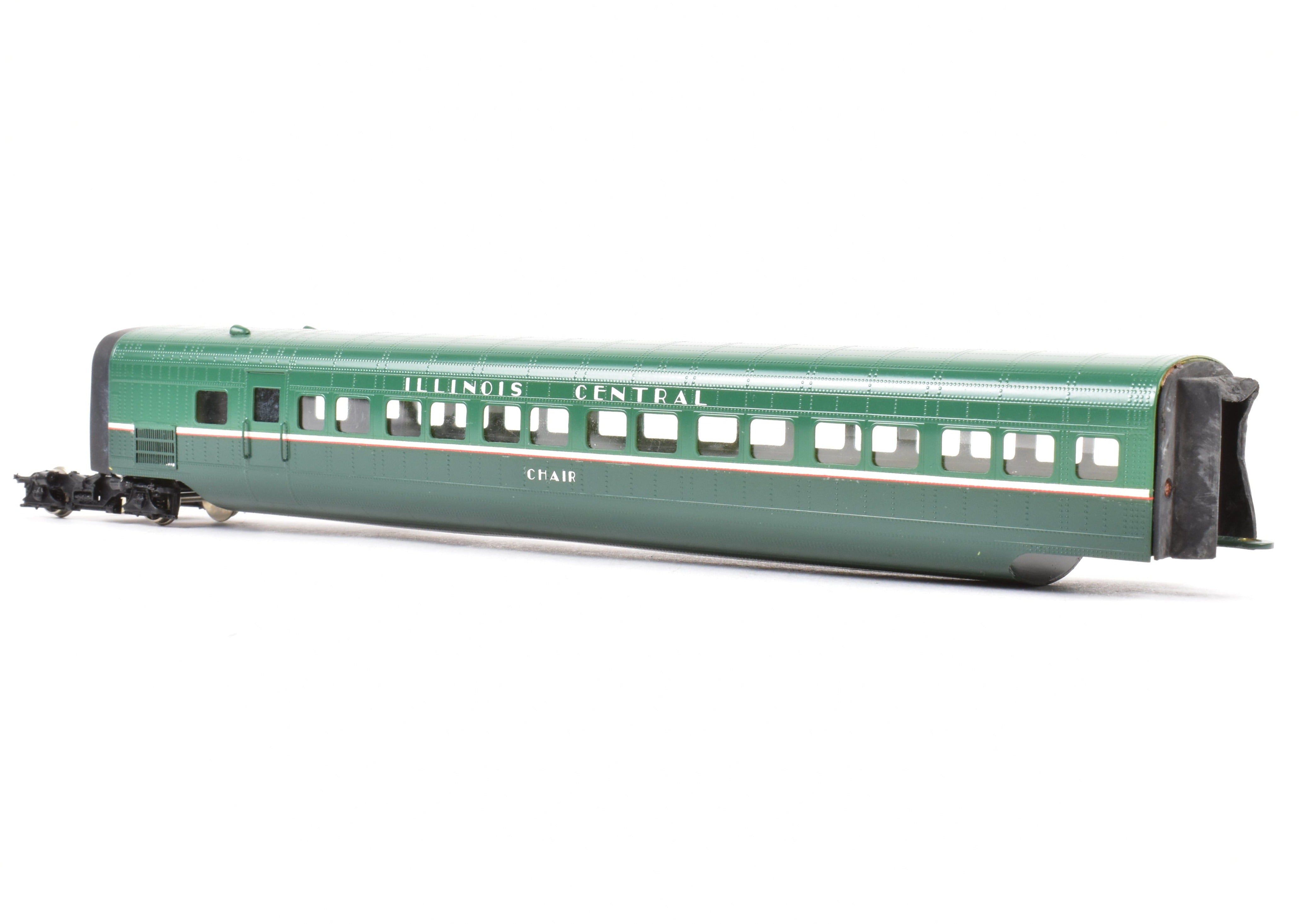 HO Brass CON OMI - Overland Models IC Illinois Central 5 - Car Articulated Factory - Painted Train Set