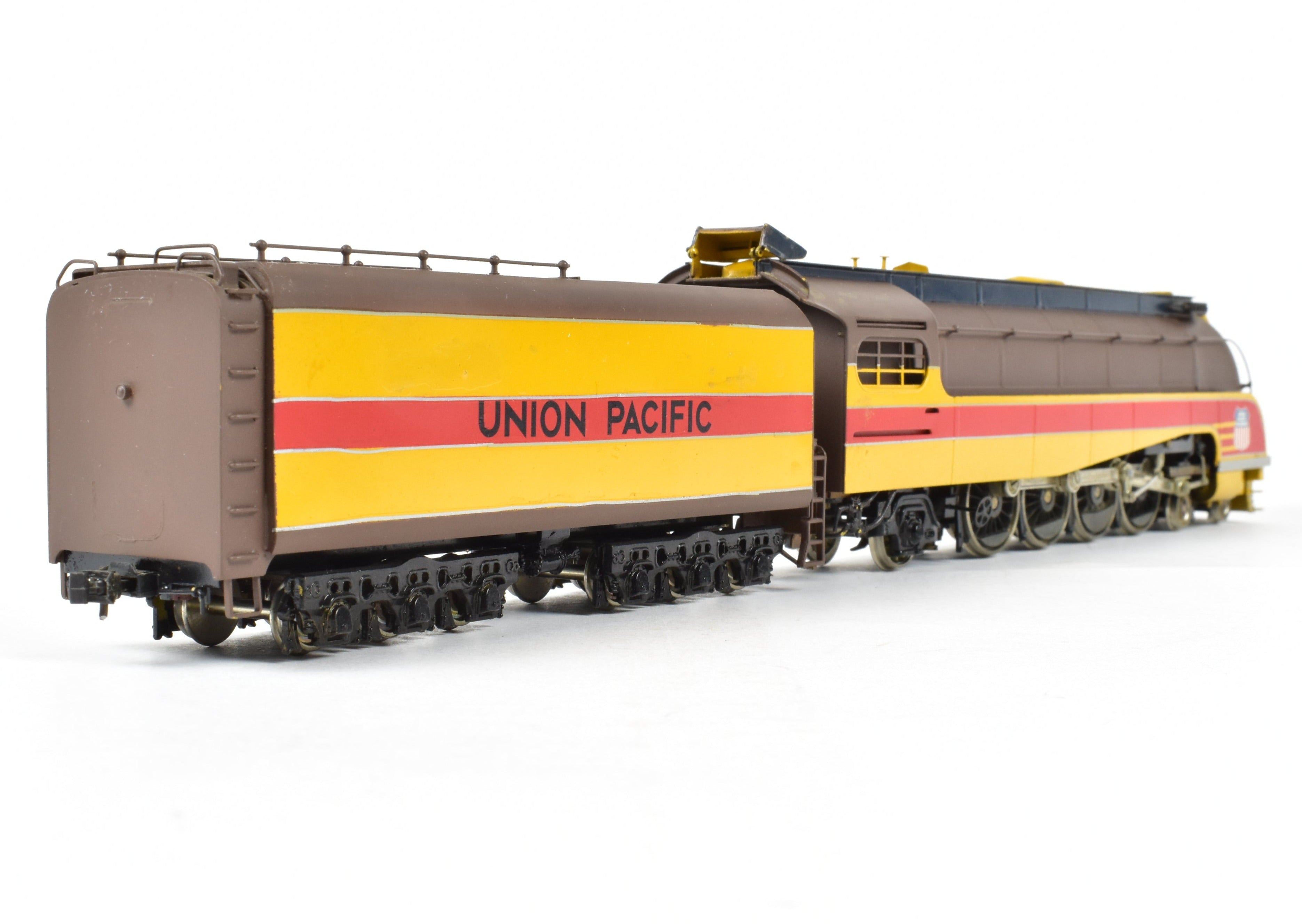 HO Scale Brass Balboa Union Pacific 4-8-2 Steam Locomotive Model #7002 Forty - Niner Master Series with Custom Paint Job