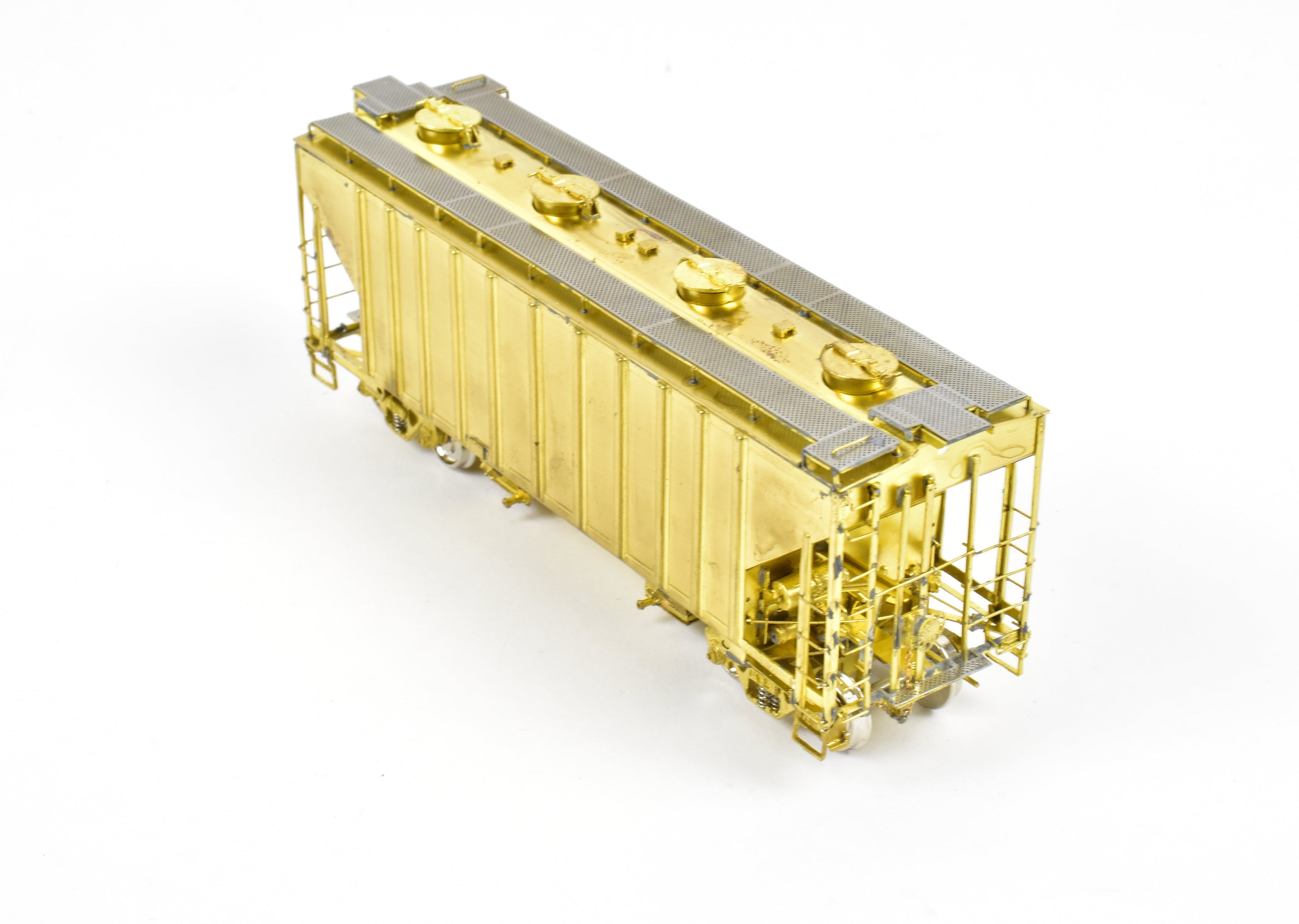 HO Scale Brass OMI (Overland Models, Inc.) ATSF - Santa Fe PS 2 - Bay Covered Hopper Model Train Car