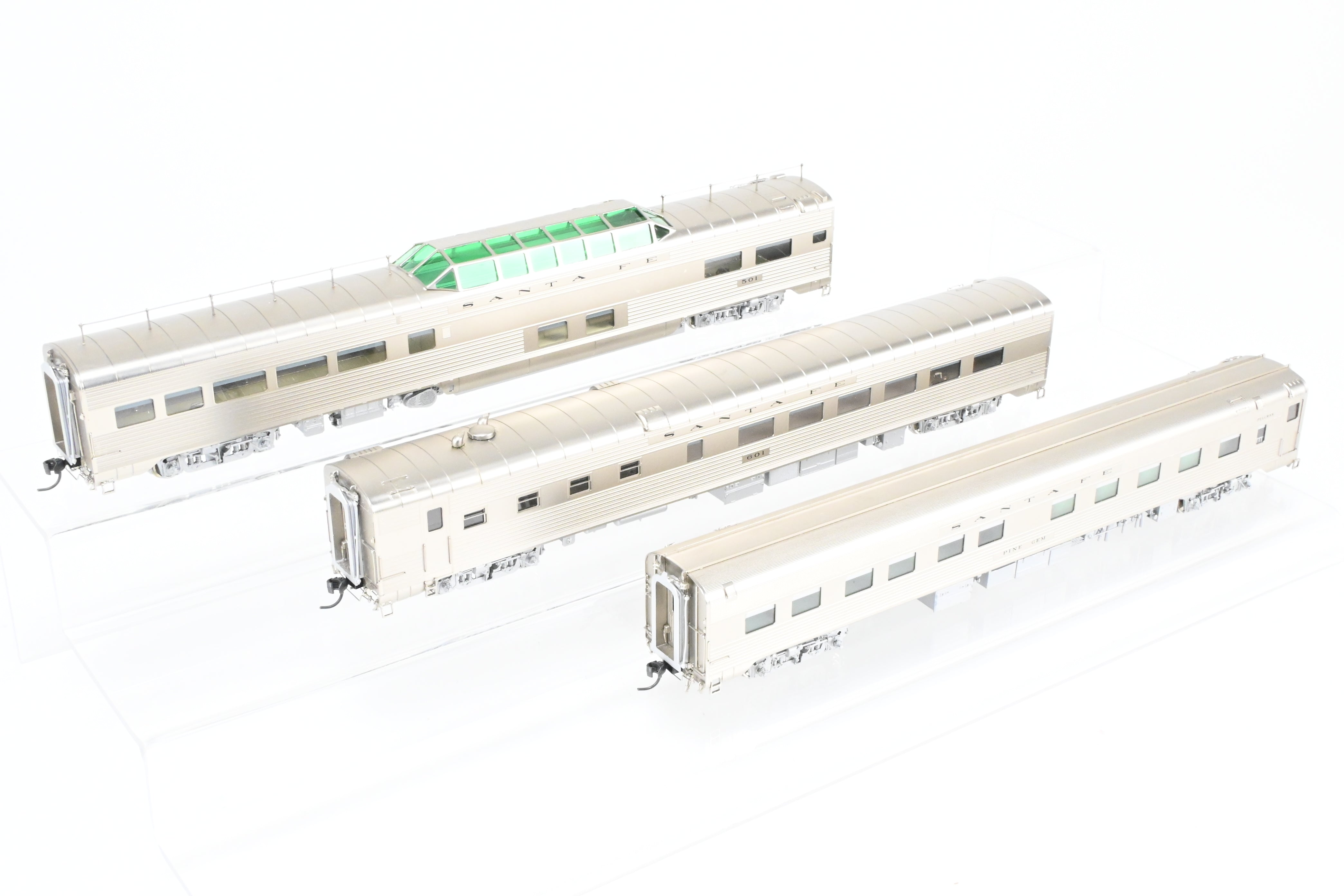 1997 HO Brass CIL Challenger Imports ATSF Santa Fe 10-Car Super Chief Set