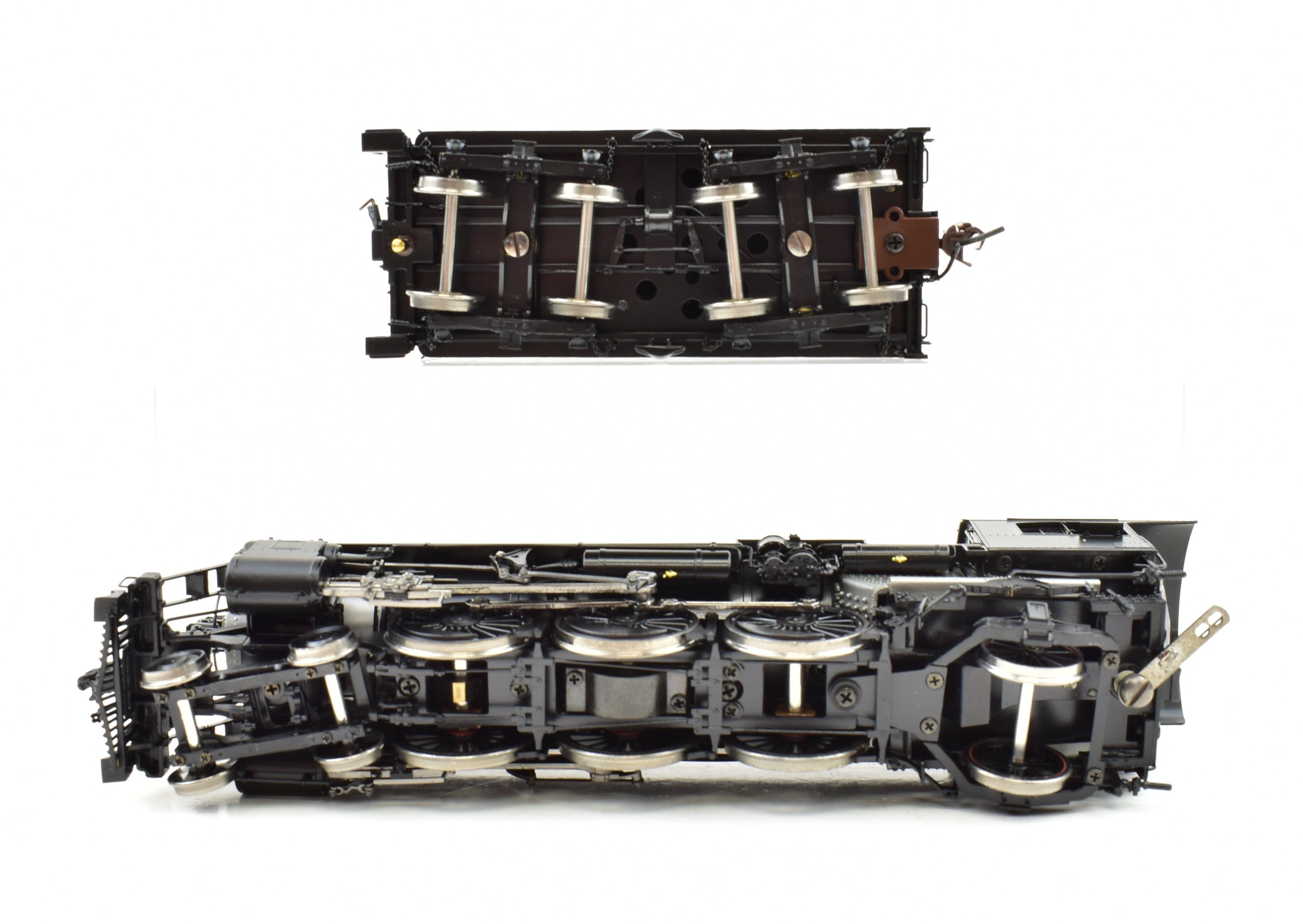 HO Scale Brass Crown Custom Imports NH - New Haven I-2 4-6-2 Pacific Locomotive with ATS on Pilot and Factory Painted Finish