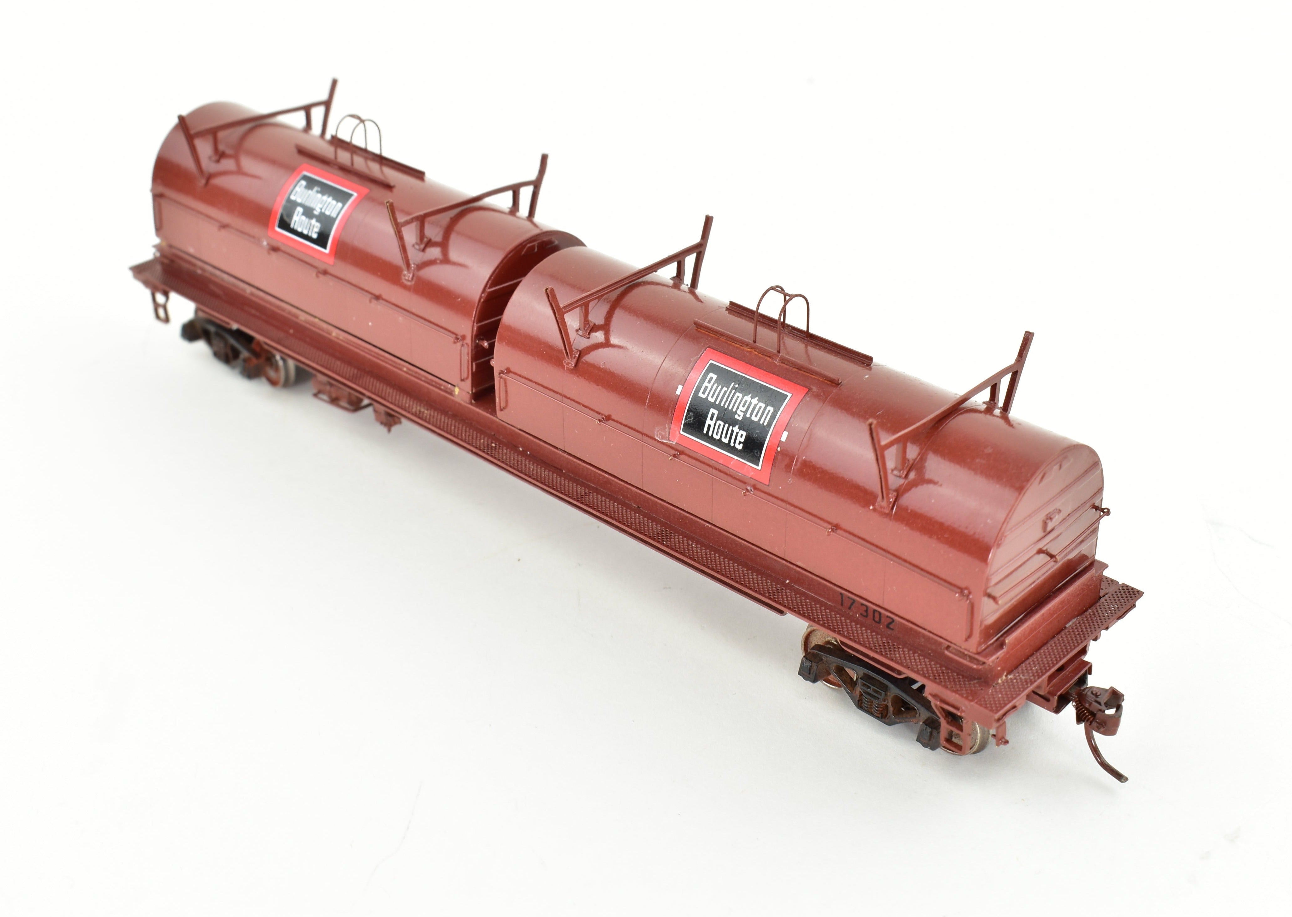 HO Brass OMI - Overland Models CB&Q Burlington Route Thrall Coil Steel Car AS-IS