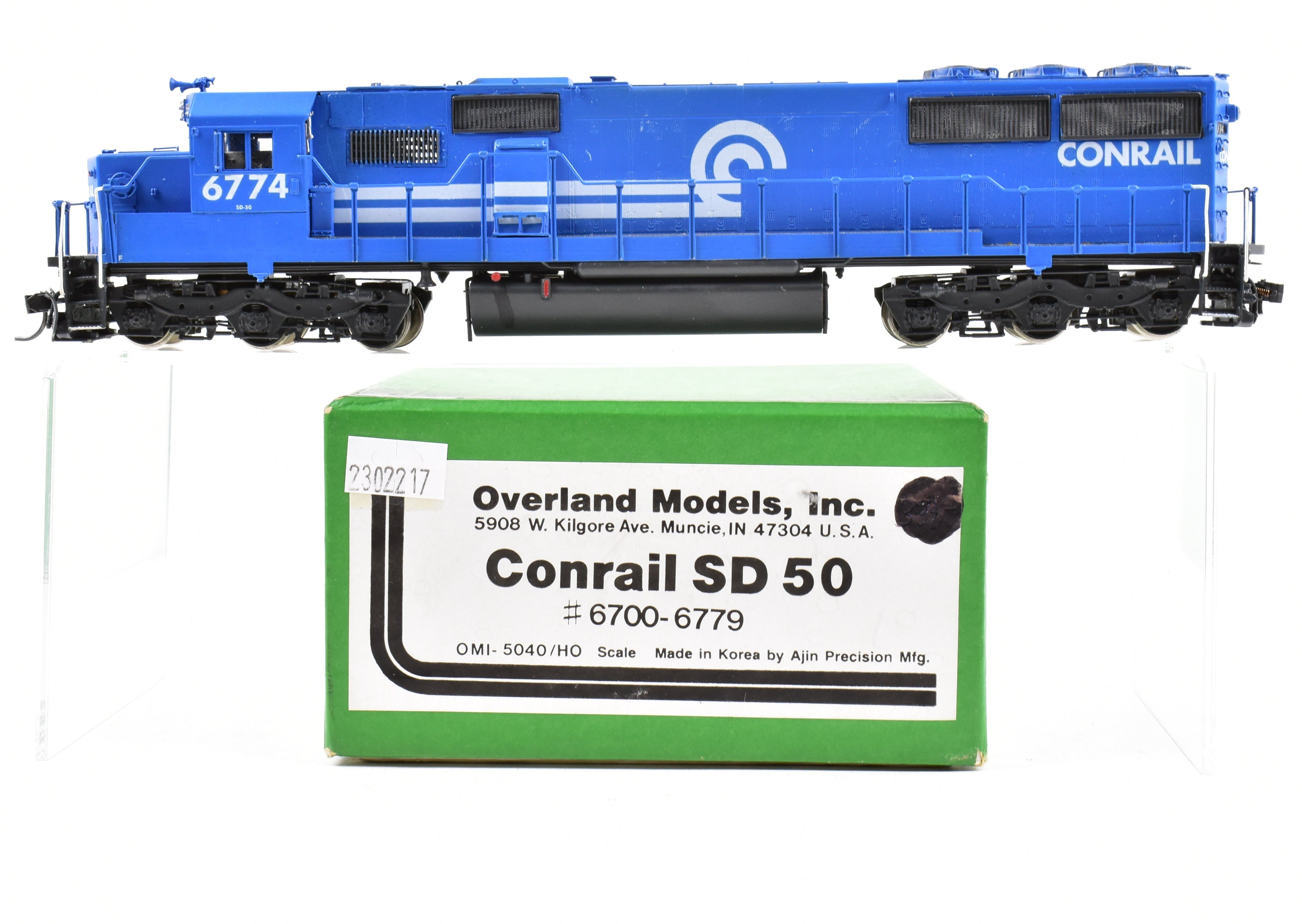 HO Scale Brass OMI Conrail EMD SD50 #6774 with DCC
