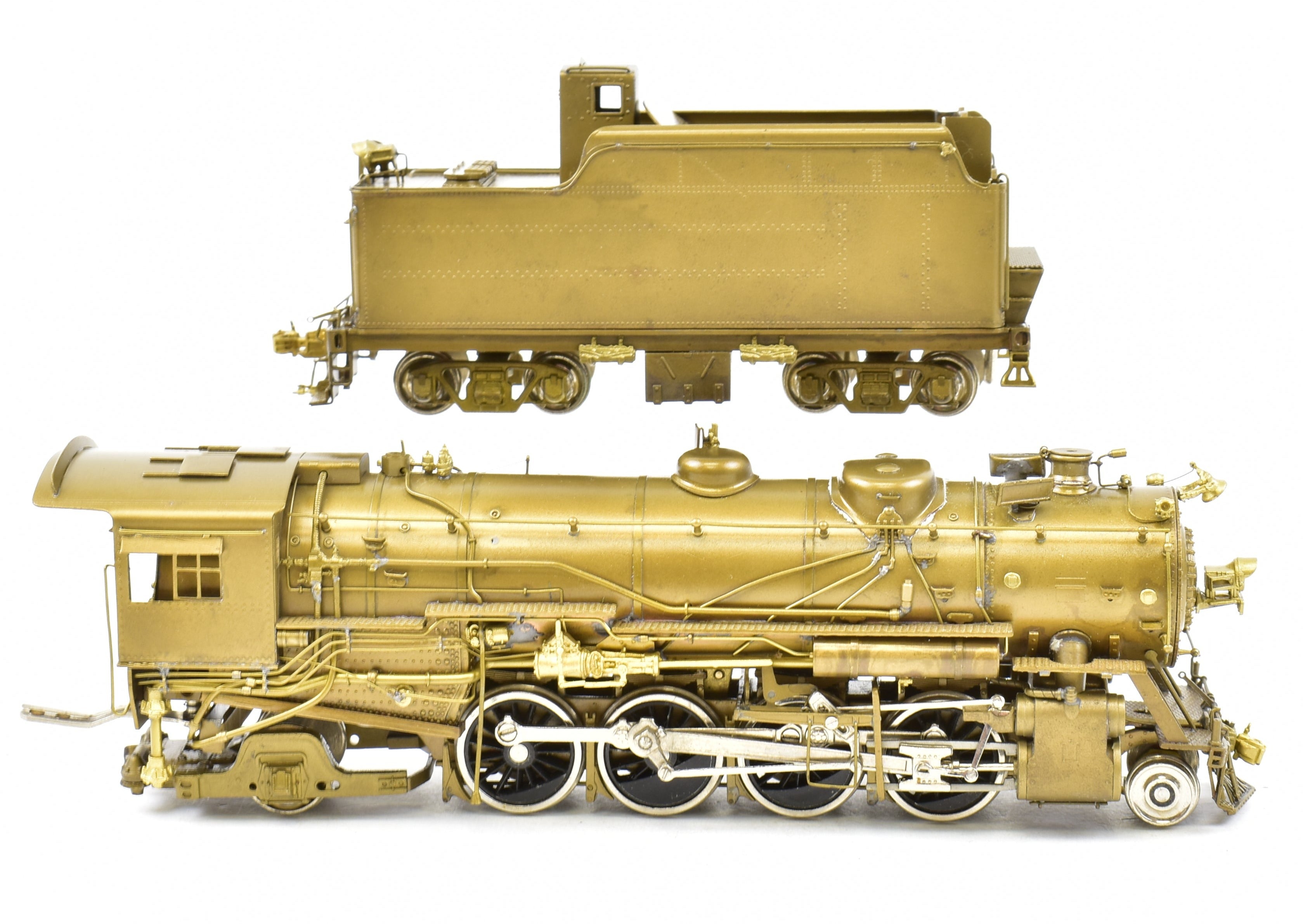 HO Scale Brass Hallmark Models Missouri Pacific 1400 Series 2-8-2 Mikado Steam Locomotive Model