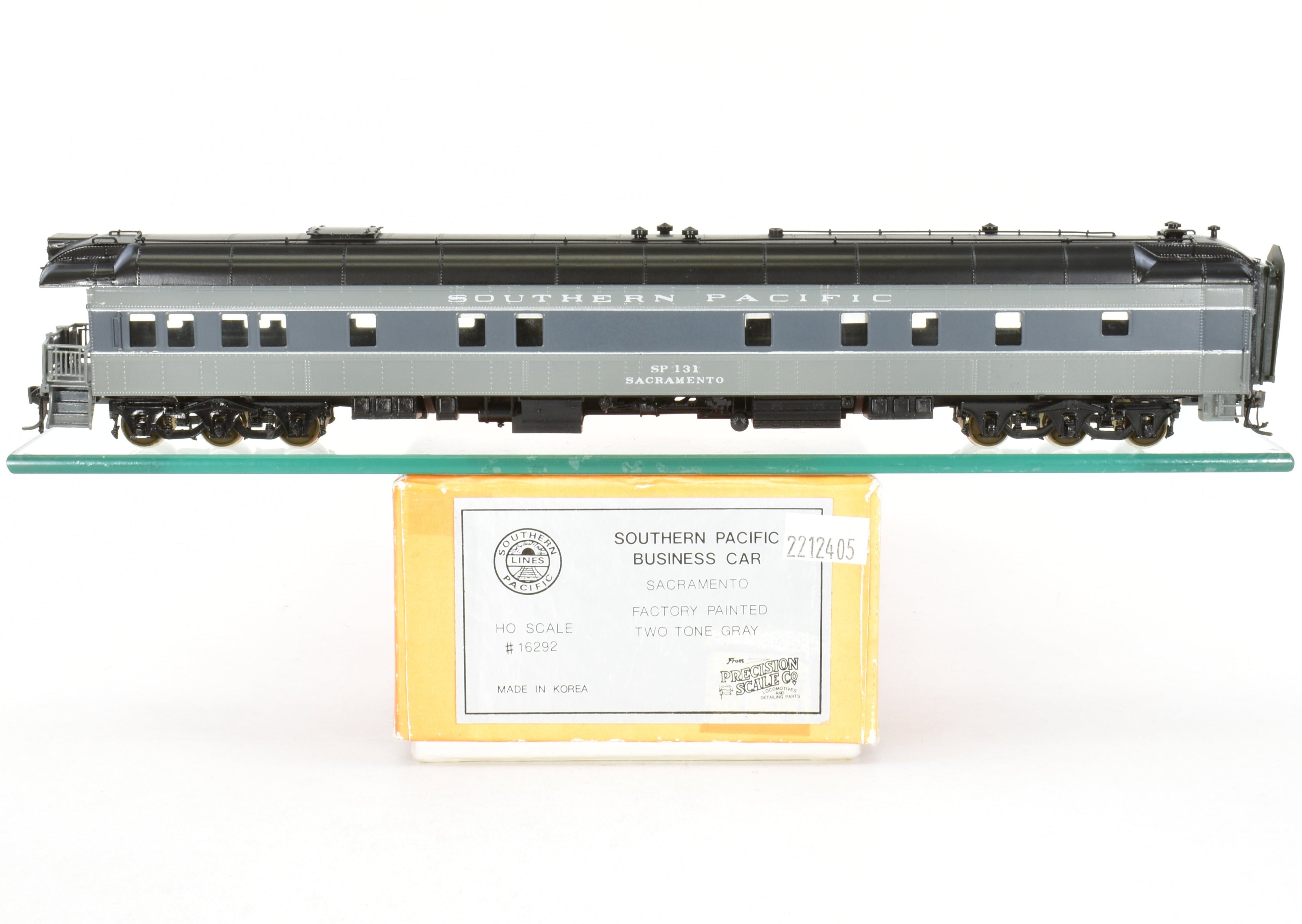 HO Brass Precision Scale Co. Southern Pacific Business Official Car in Sacramento