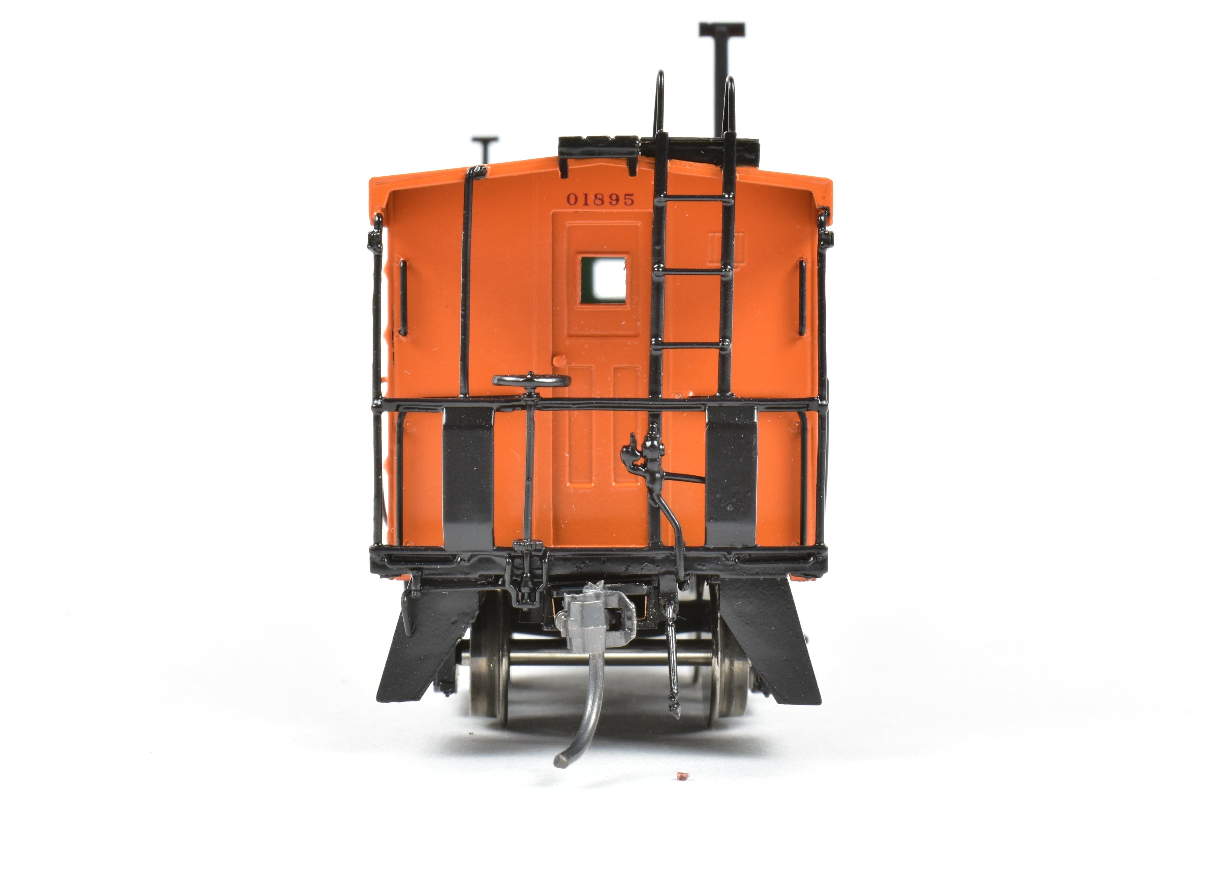 HO Scale Brass OMI - Overland Models, Inc. Milwaukee Road (CMSTP&P) Ribbed Side Caboose Model FP No. 01895