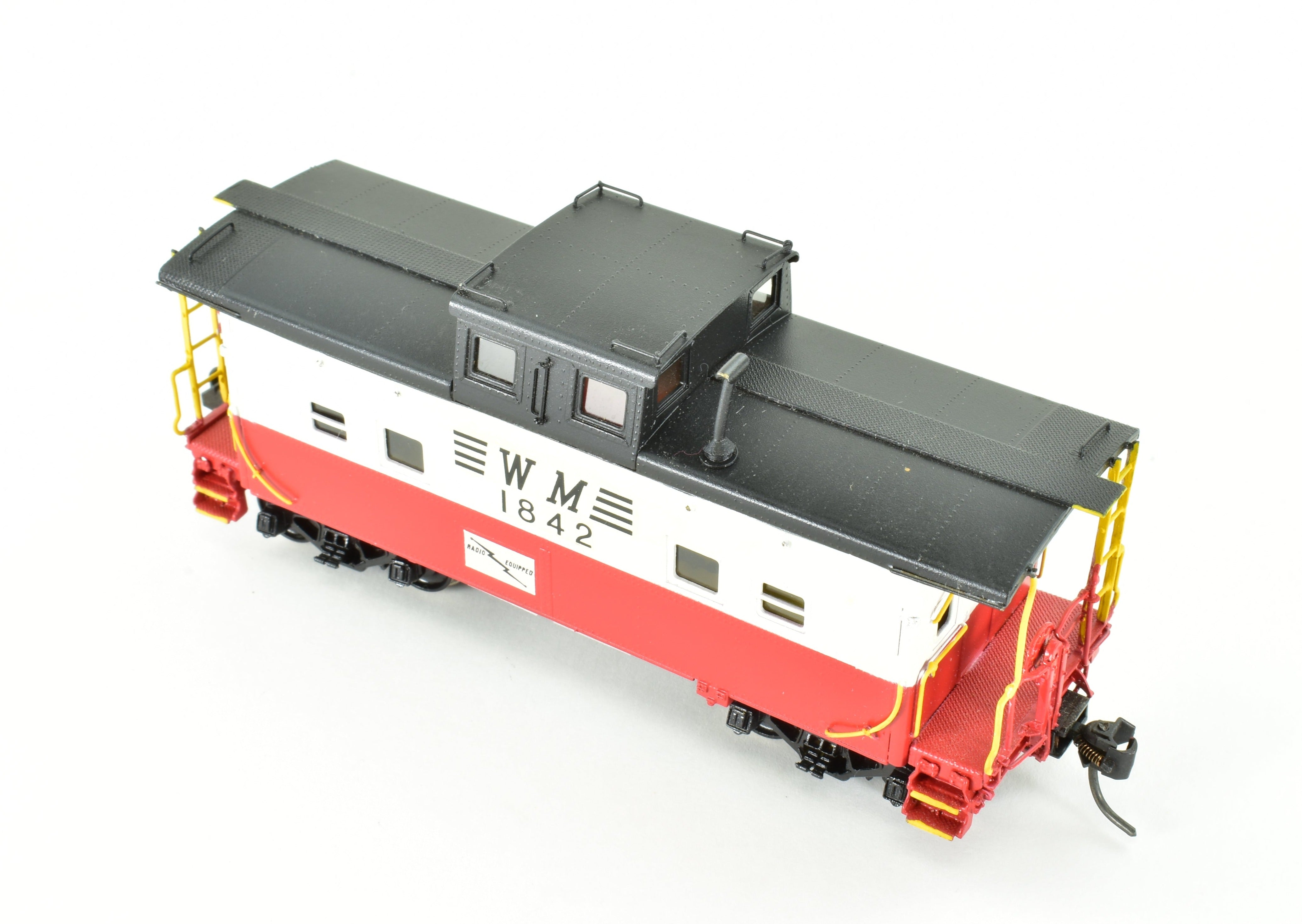HO Scale Brass Western Maryland Steel Caboose FP No. 1842 Model by Overland Models, Inc. (OMI)