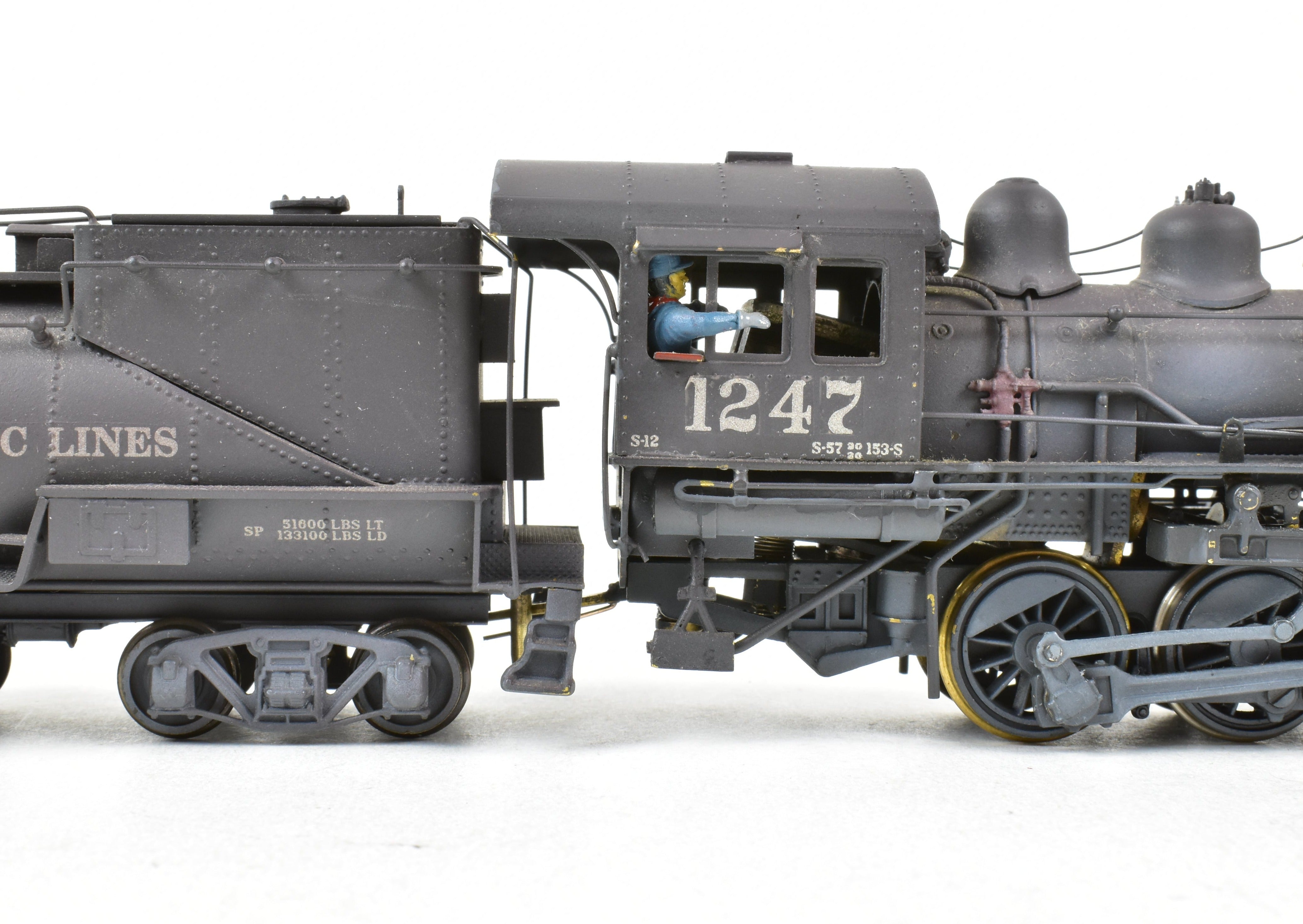 HO Scale Brass Balboa Model Train - Southern Pacific S - 12 0 - 6 - 0 Switcher with Custom Painted Finish