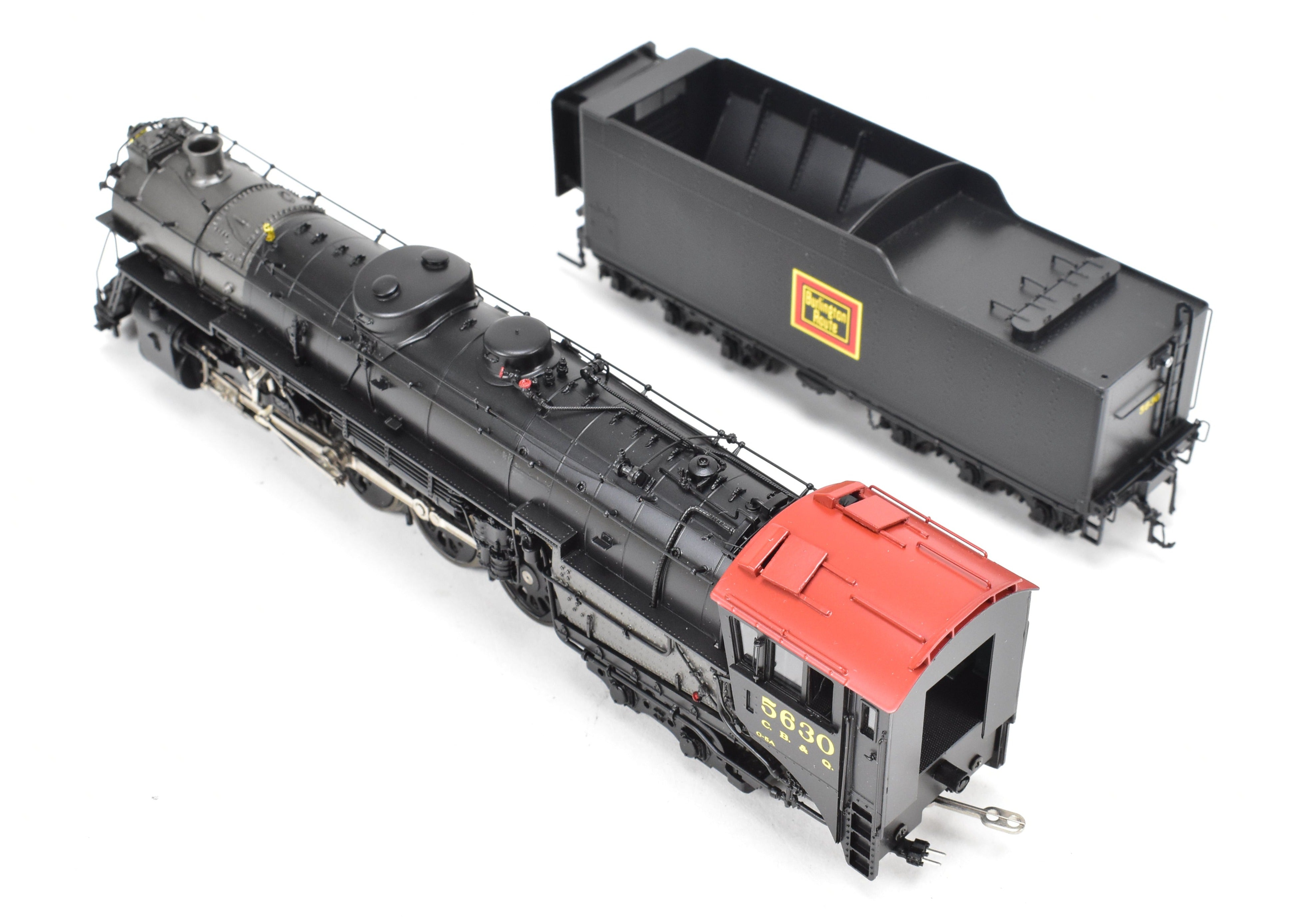 HO Scale Brass Model Train - Oriental Limited CB&Q - Burlington Route O - 5a 4 - 8 - 4 Factory Painted Locomotive #5630