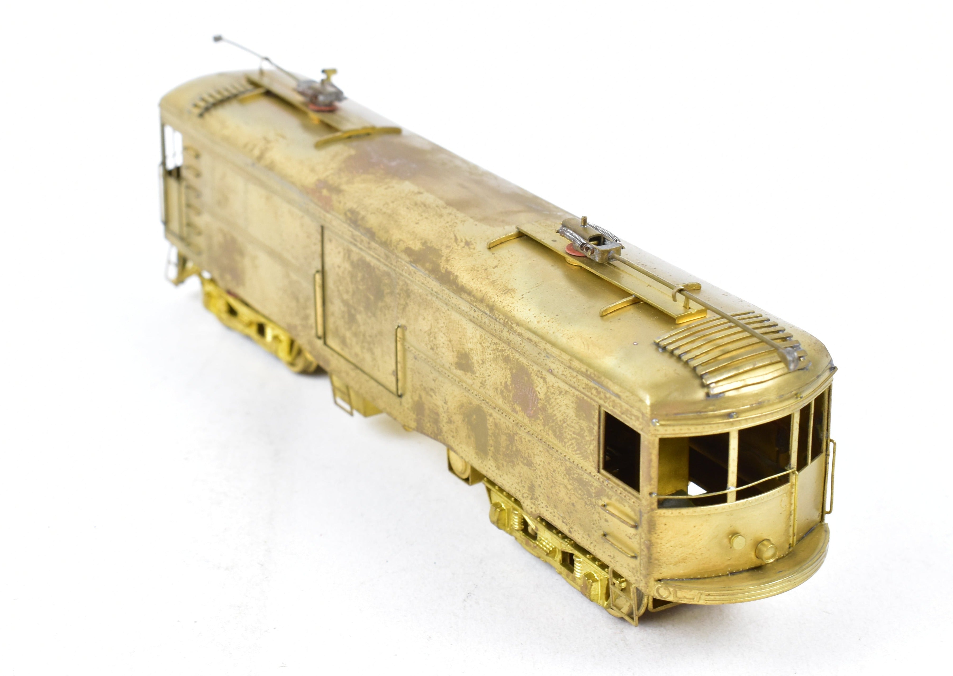 HO Scale Brass Ken Kidder Cincinnati & Lake Erie (C&LE) Box Cab Freight Motor Model in As-Is Condition