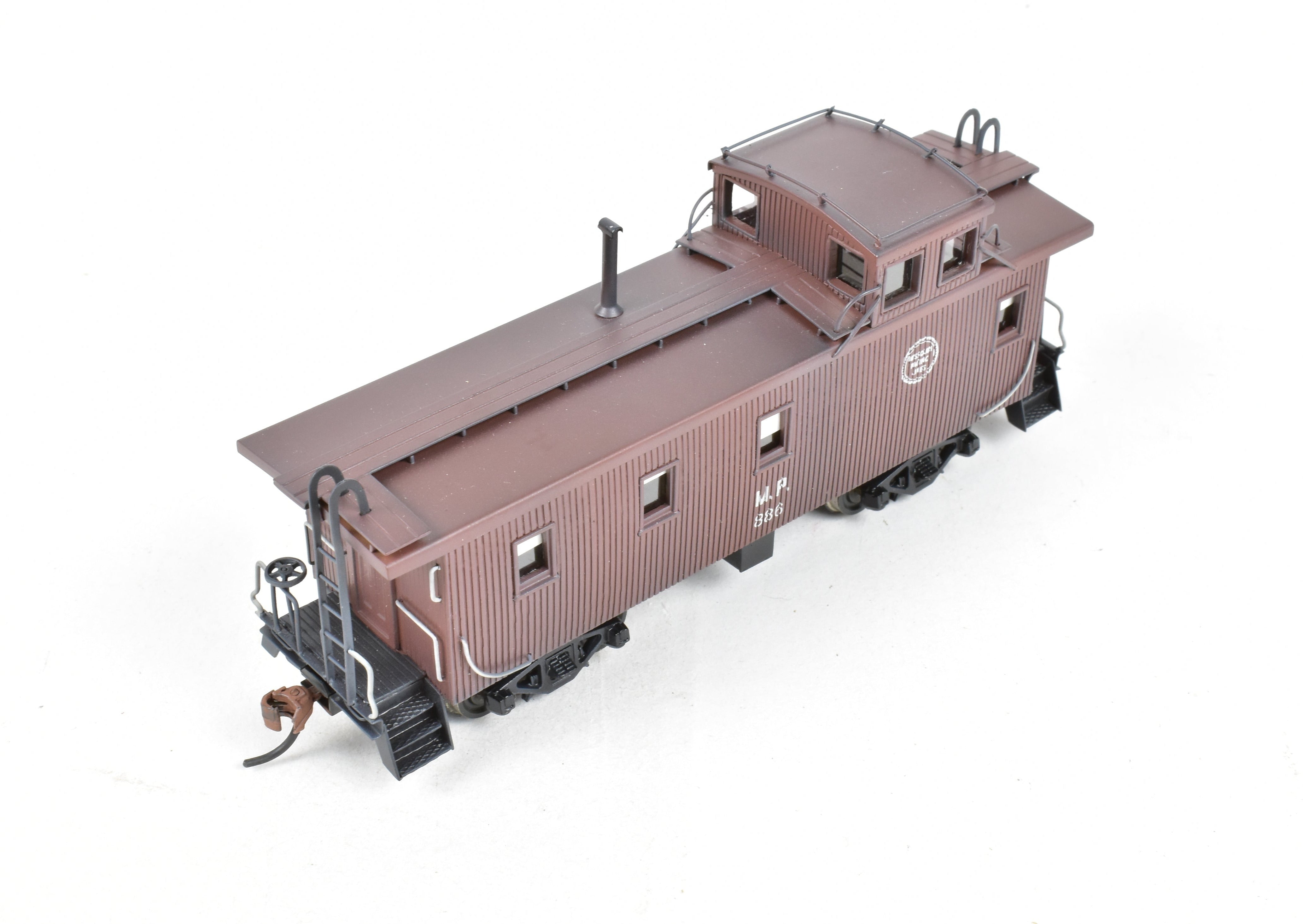 HO Brass Hallmark Missouri Pacific Custom Painted Wood Sheathed Caboose No. 886