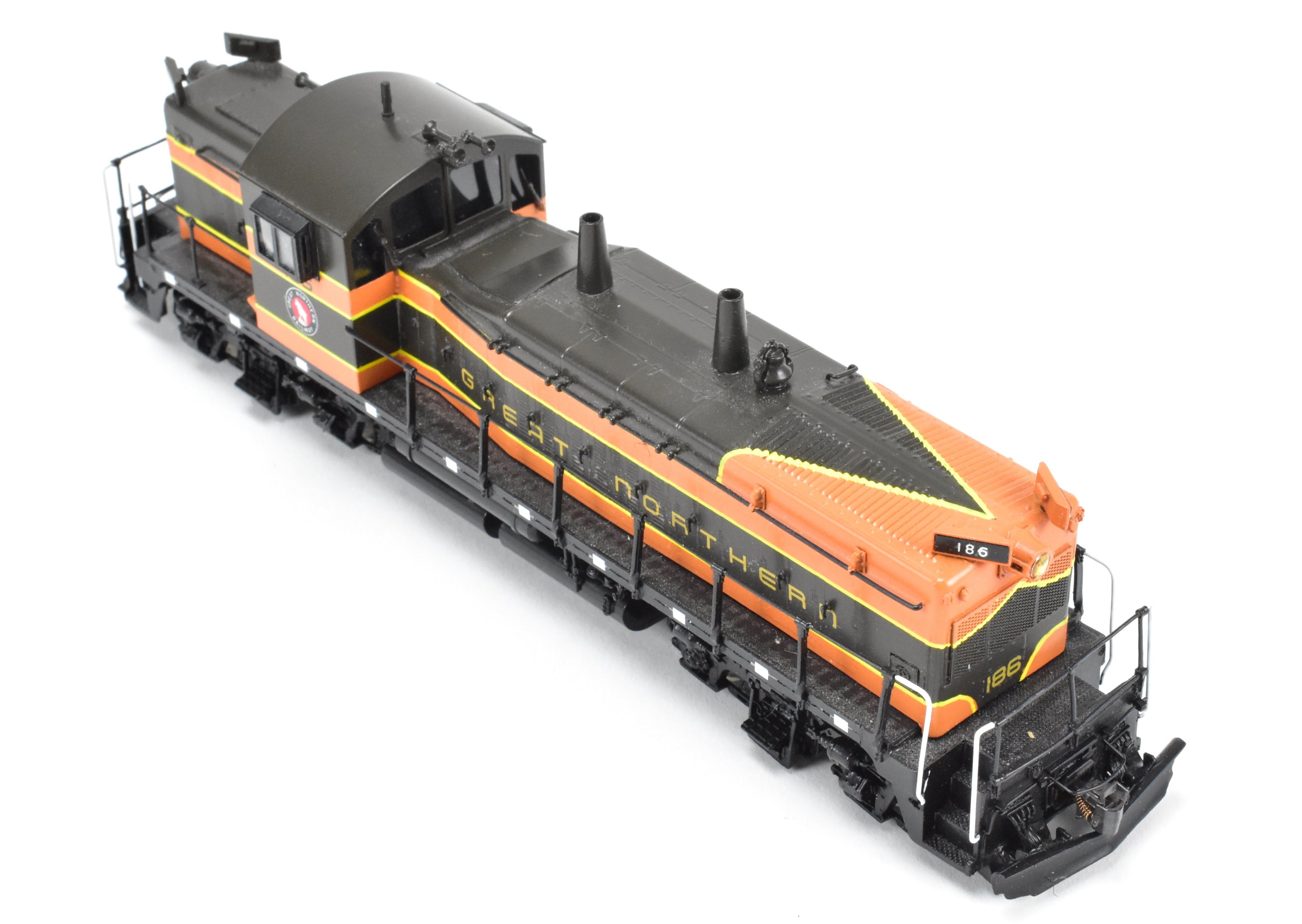 HO Scale Brass Model Train - Overland Models Inc. (OMI) Great Northern EMD NW - 5 Modernized Pro - Painted Locomotive No. 186