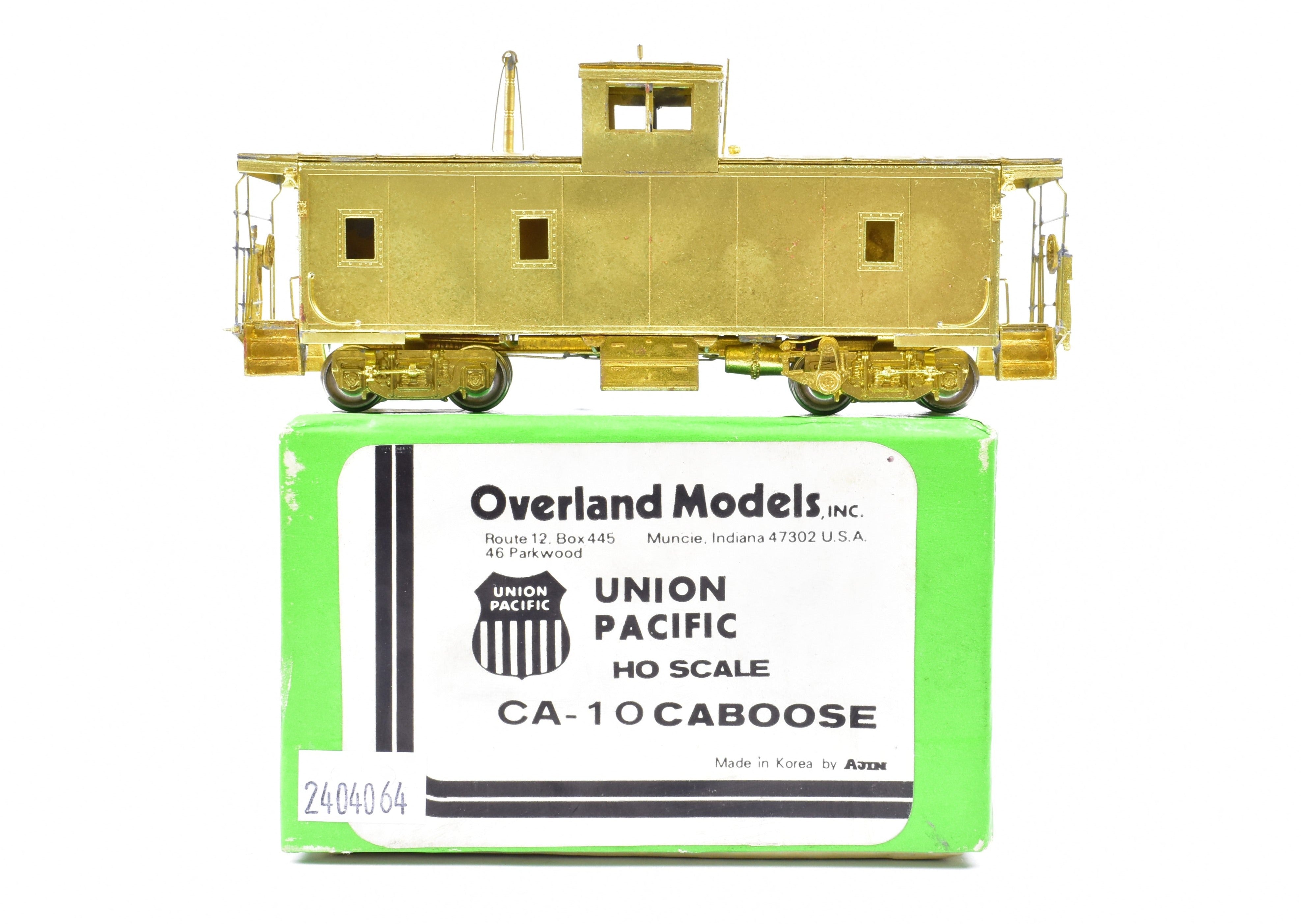 HO Scale Brass OMI - Overland Models, Inc. Union Pacific (UP) CA - 10 Caboose Model for Model Train Enthusiasts