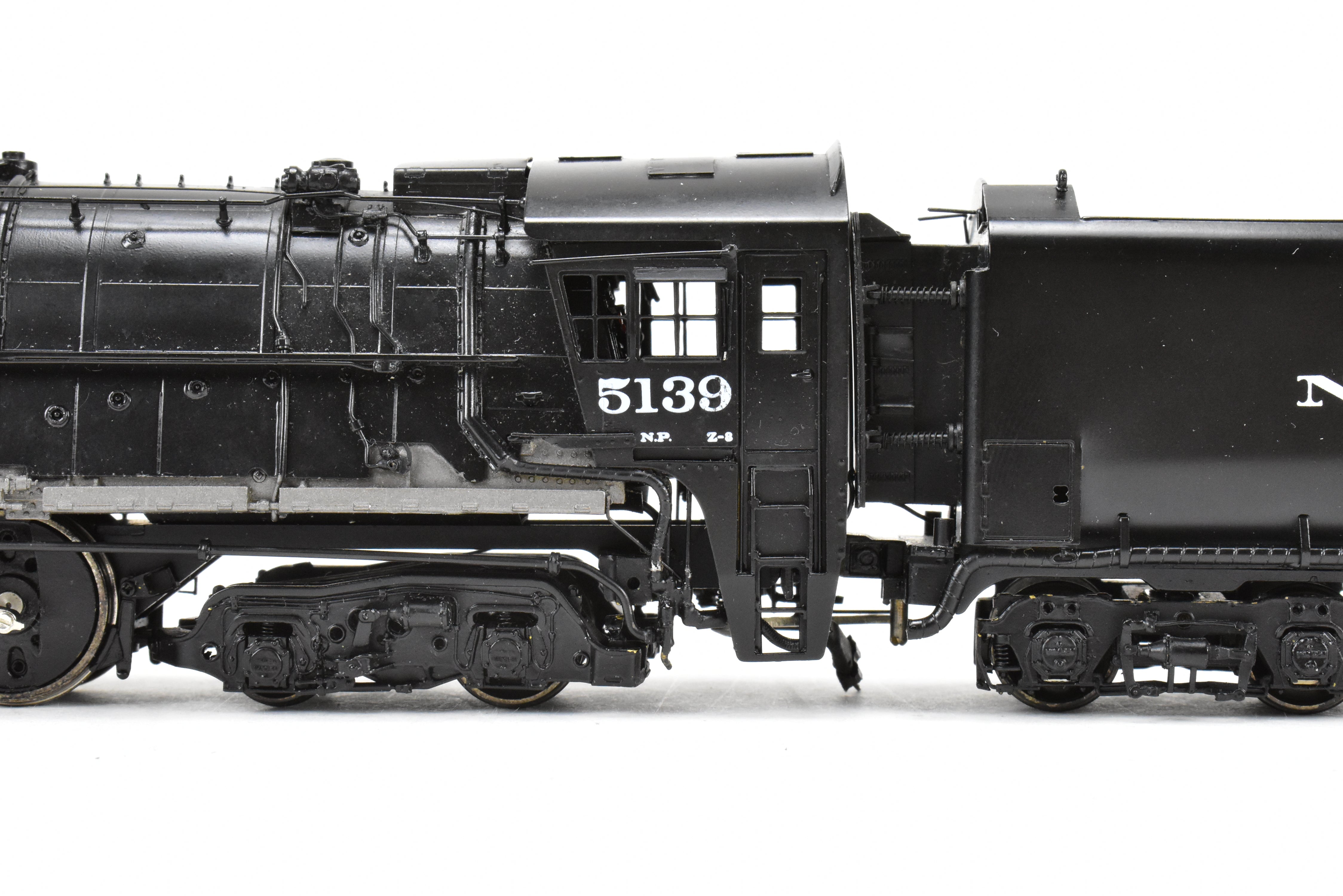 HO Brass OMI - Overland Models NP Z - 8 4 - 6 - 6 - 4 FP #5139 with Minor Issues, As - Is
