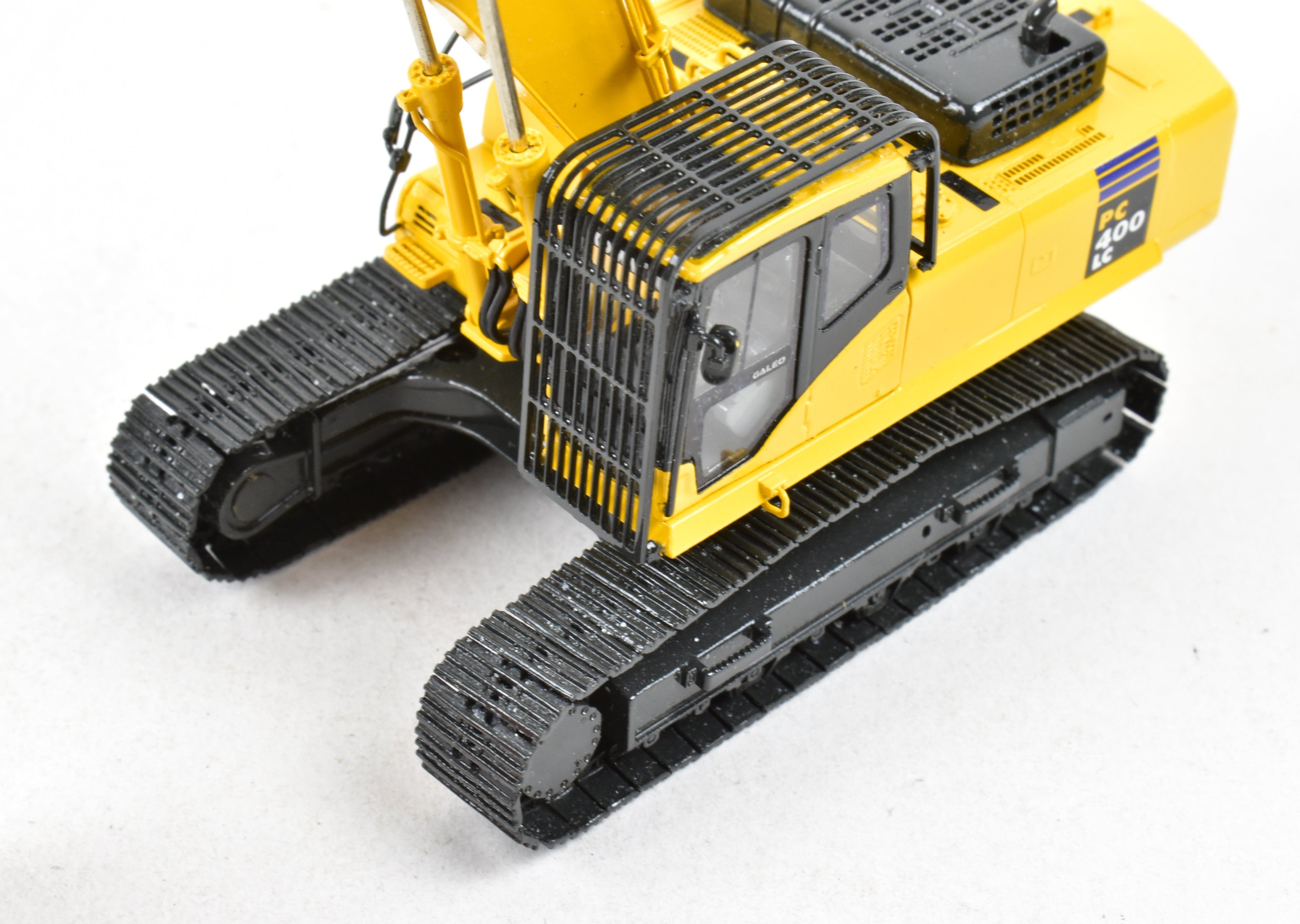 High - Quality HO Scale Brass Construction Model - Classic Mint Collectibles Komatsu PC400LC - 7 Excavator with LaBounty MSD 2000R Shear for Fine Collecting