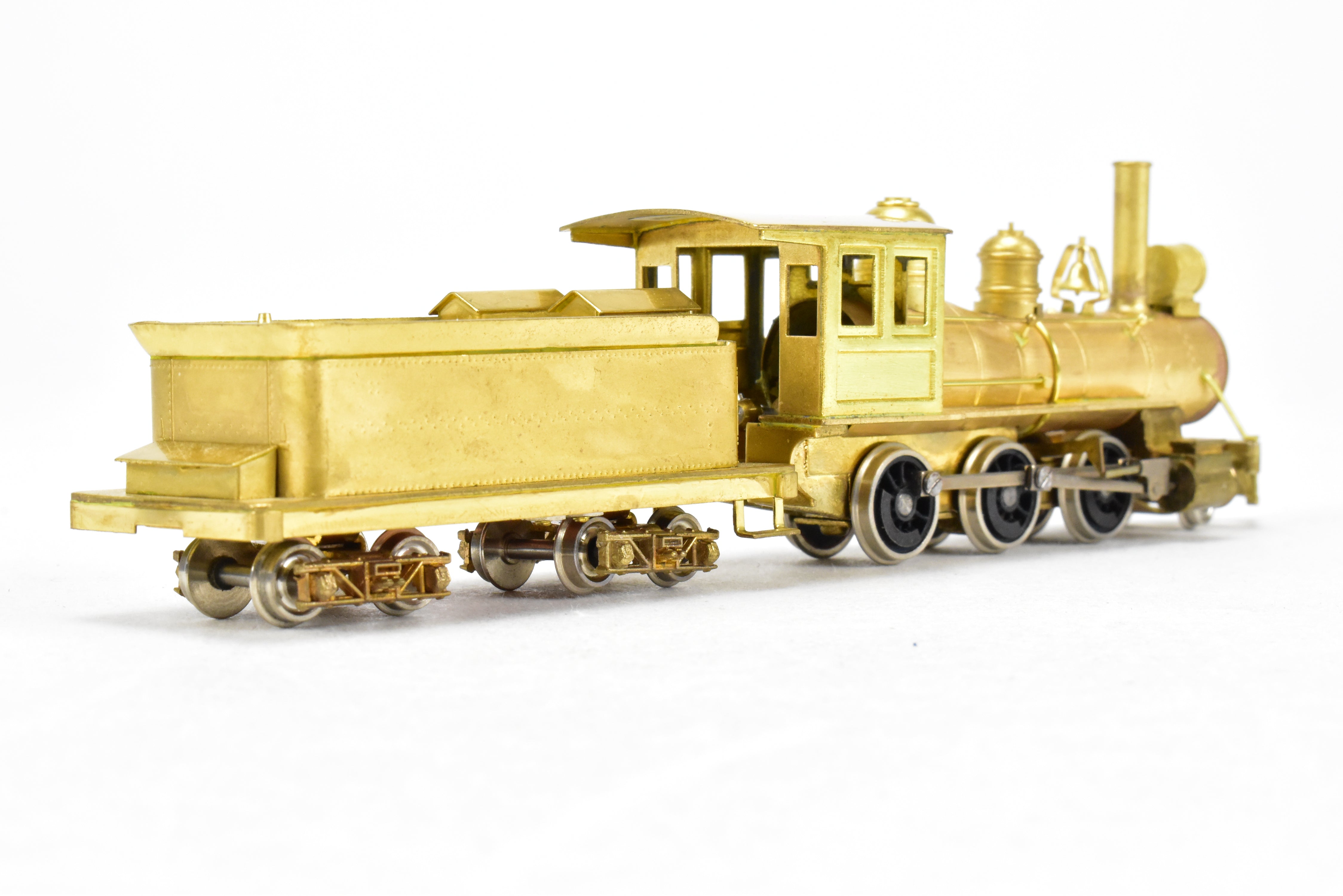 HOn3 Scale Brass Model Train - Far East Distributors Mogul 2-6-0 Steam Locomotive from Circa 1910 in Spartan Series