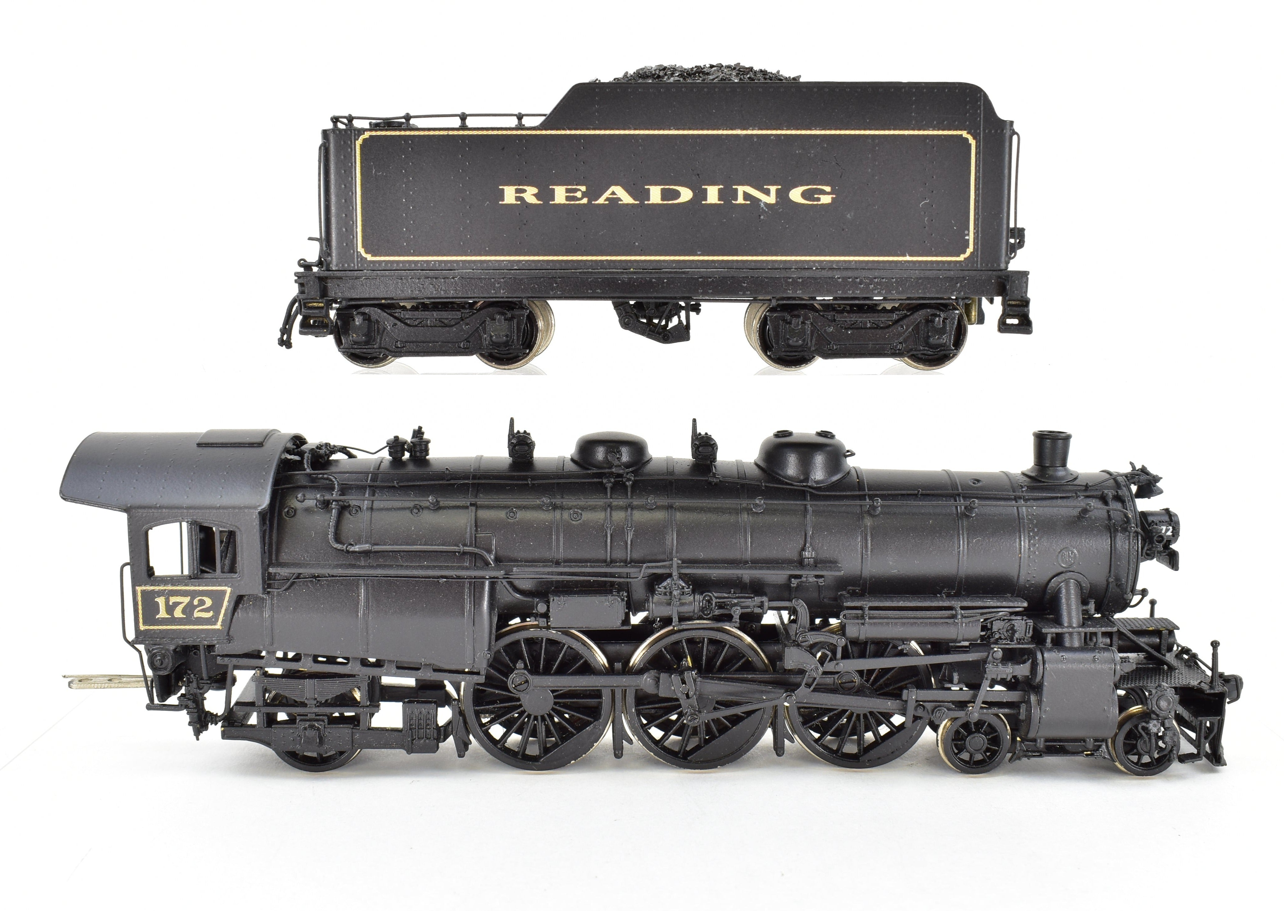 HO Scale Brass Model Train - Empire Midland Reading G2sa #175 4-6-2 Pacific Steam Locomotive CP No. 172 Equipped with Northwest Short Line (NWSL) Gearbox
