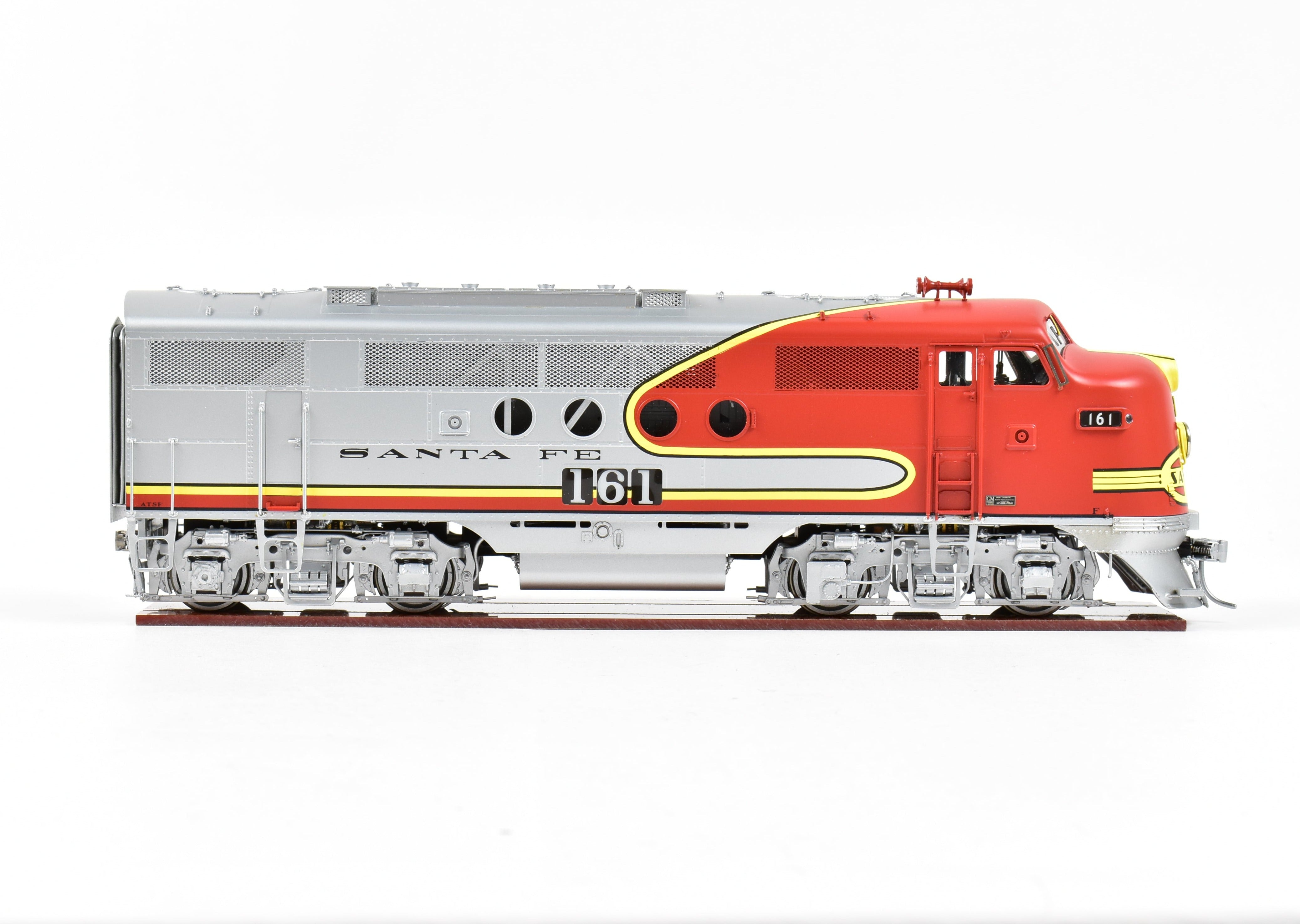 O Scale Imported Brass Key Model Imports AT&SF - Santa Fe EMD FT A-B Set with Factory-Painted Warbonnet for Model Trains