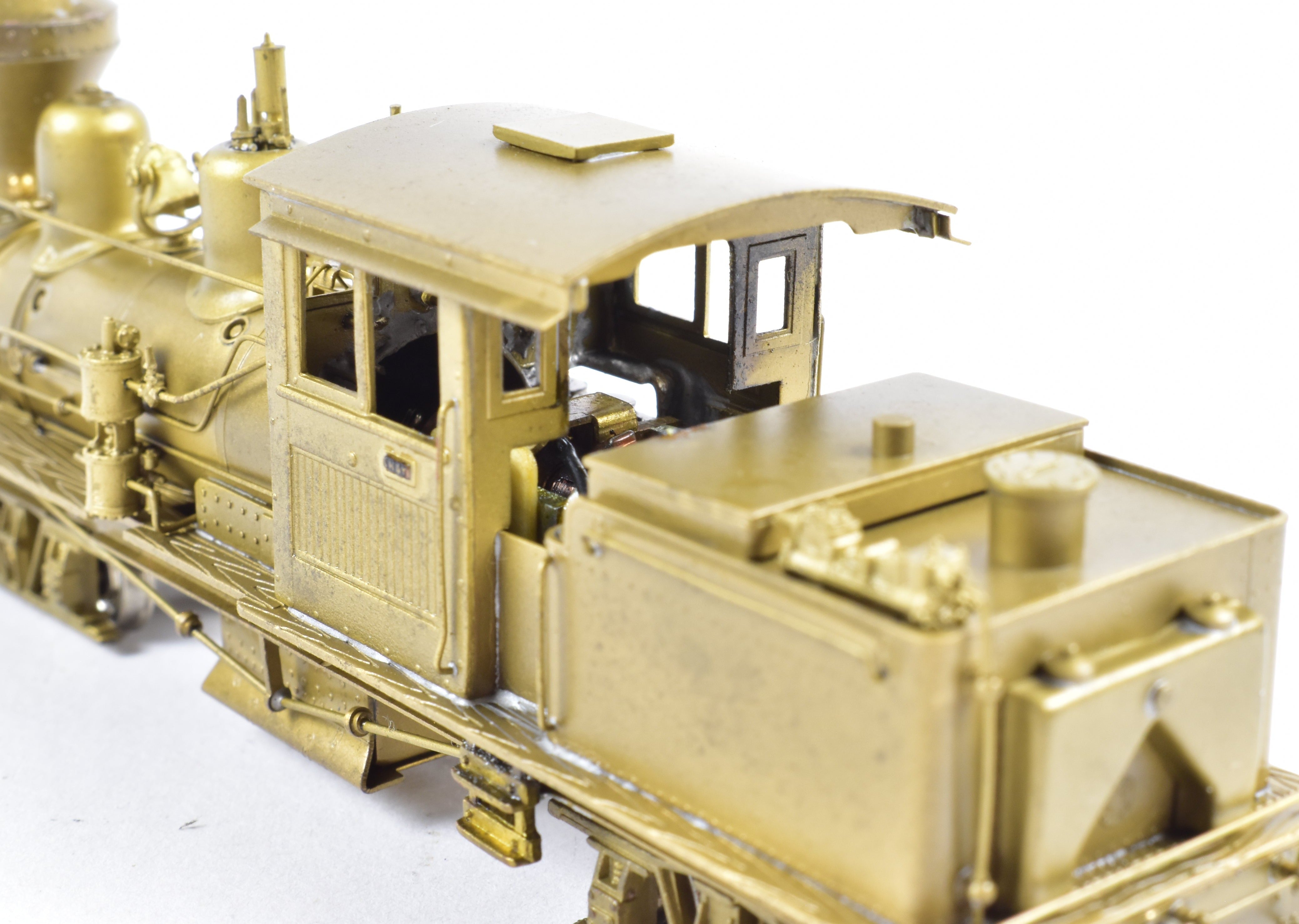 HOn3 Scale Brass Model Train - Pacific Fast Mail (PFM) - United Cowichan Railroad 25 - ton Shay Locomotive