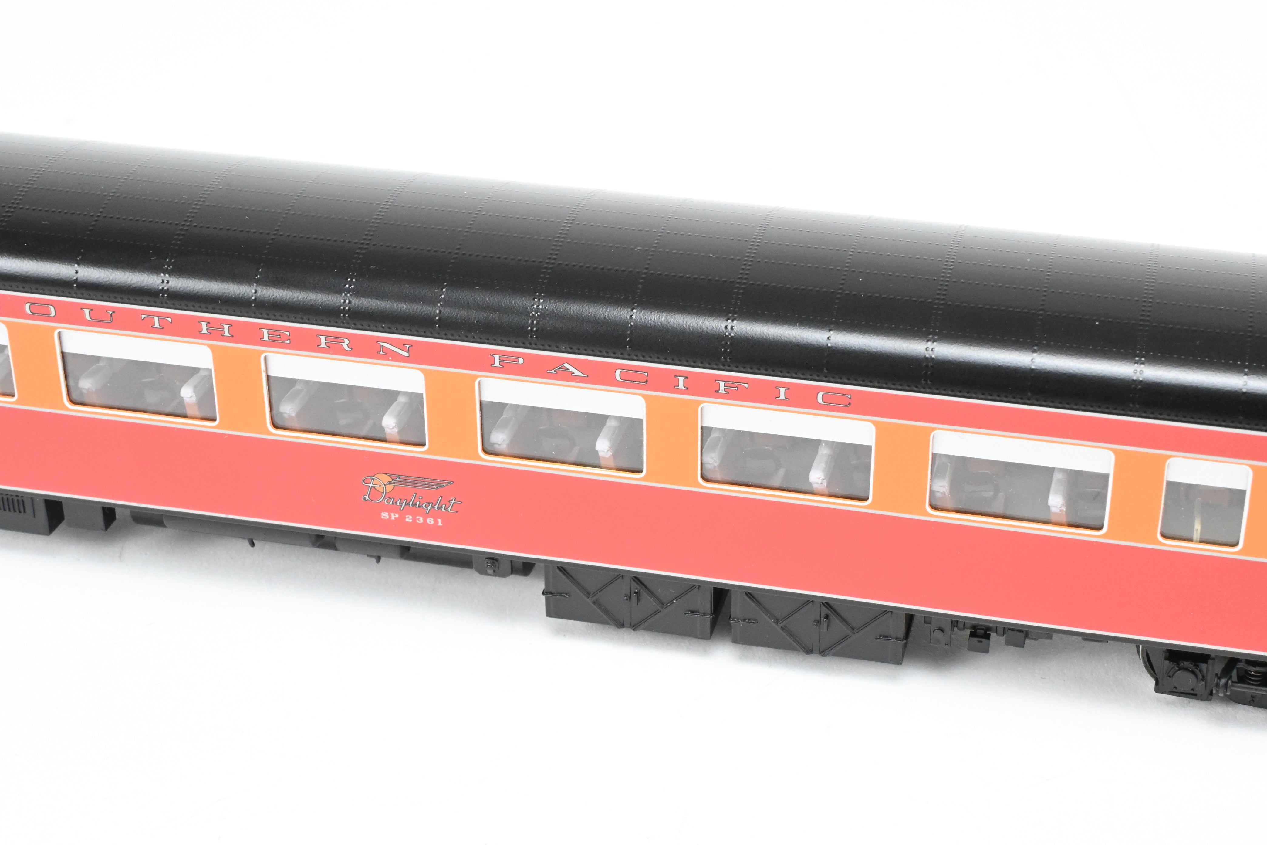 HO Scale Brass CON CIL Model Train Cars - Challenger Imports Special Edition - Southern Pacific 1955 Shasta Daylight 3-Pack B Add-On Set with Front Part