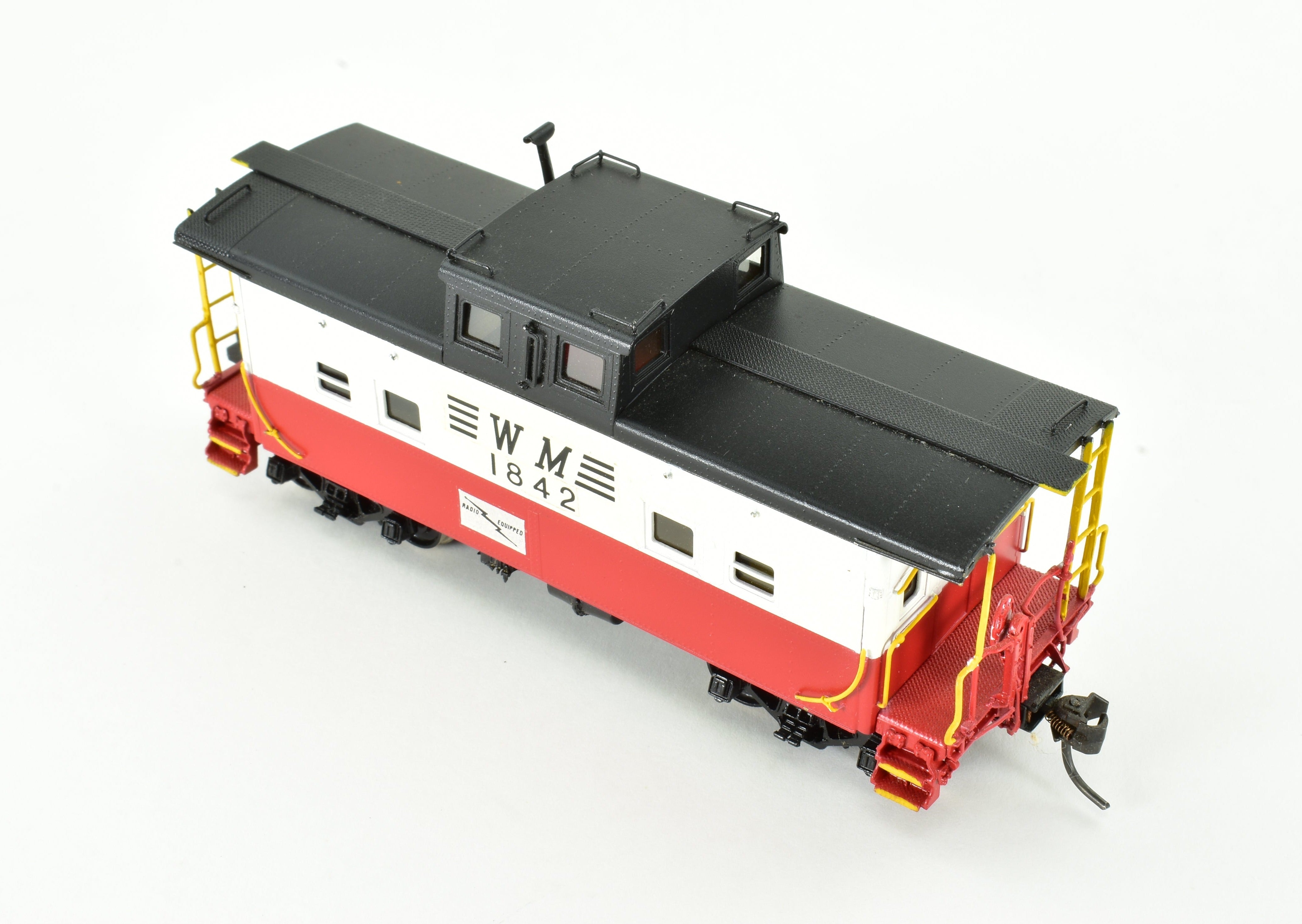HO Scale Brass Western Maryland Steel Caboose FP No. 1842 Model by Overland Models, Inc. (OMI)