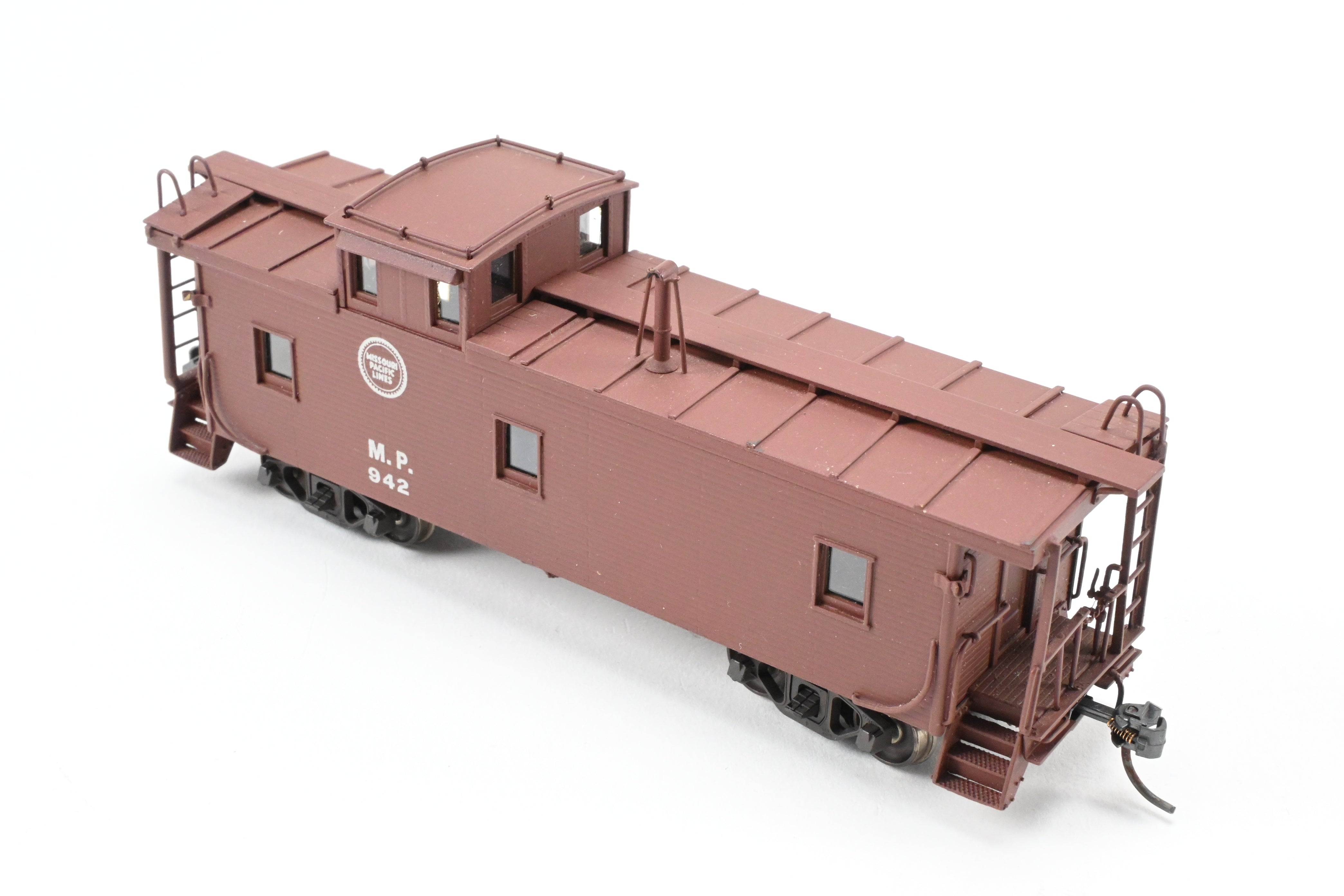 HO Scale Brass Hallmark Models Missouri Pacific Standard Wood Caboose, Pro-Painted Series No. 942