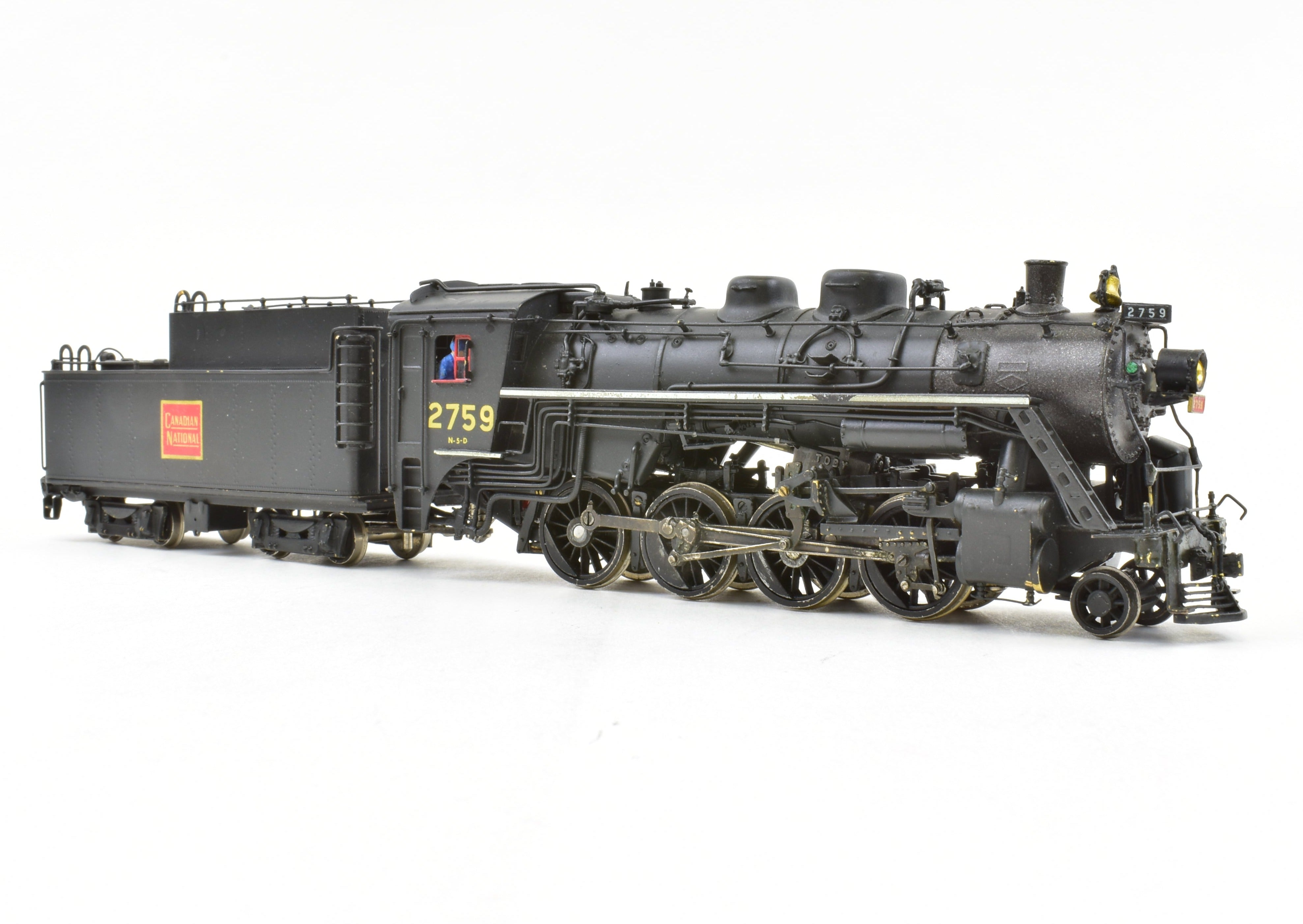 HO Brass Van Hobbies CNR N5d 2-8-0 Consolidation Model in Fair Condition