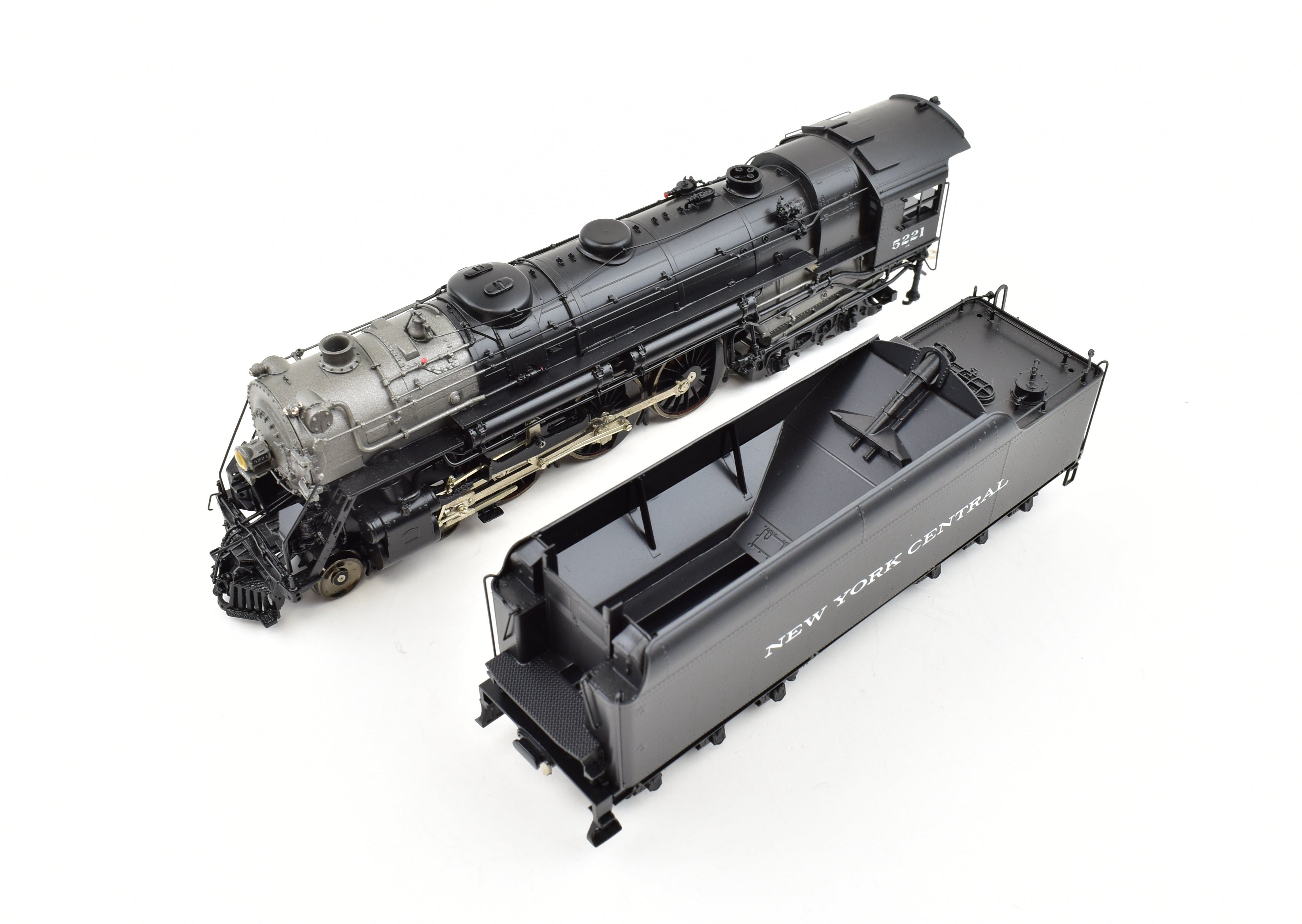 HO Scale Brass Model Train - Overland Models NYC (New York Central) J - 1b 4 - 6 - 4 Hudson FP Locomotive #5221