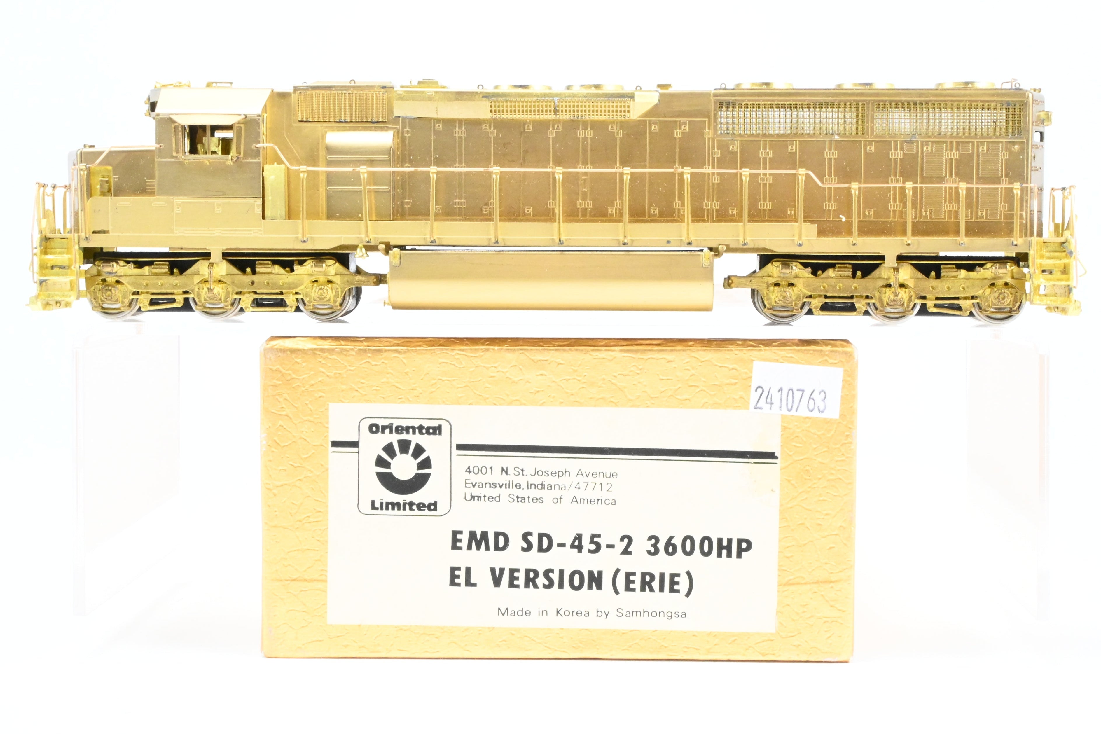 HO Scale Brass Erie Lackawanna EMD SD45 - 2 3600 HP Oriental Limited Model
