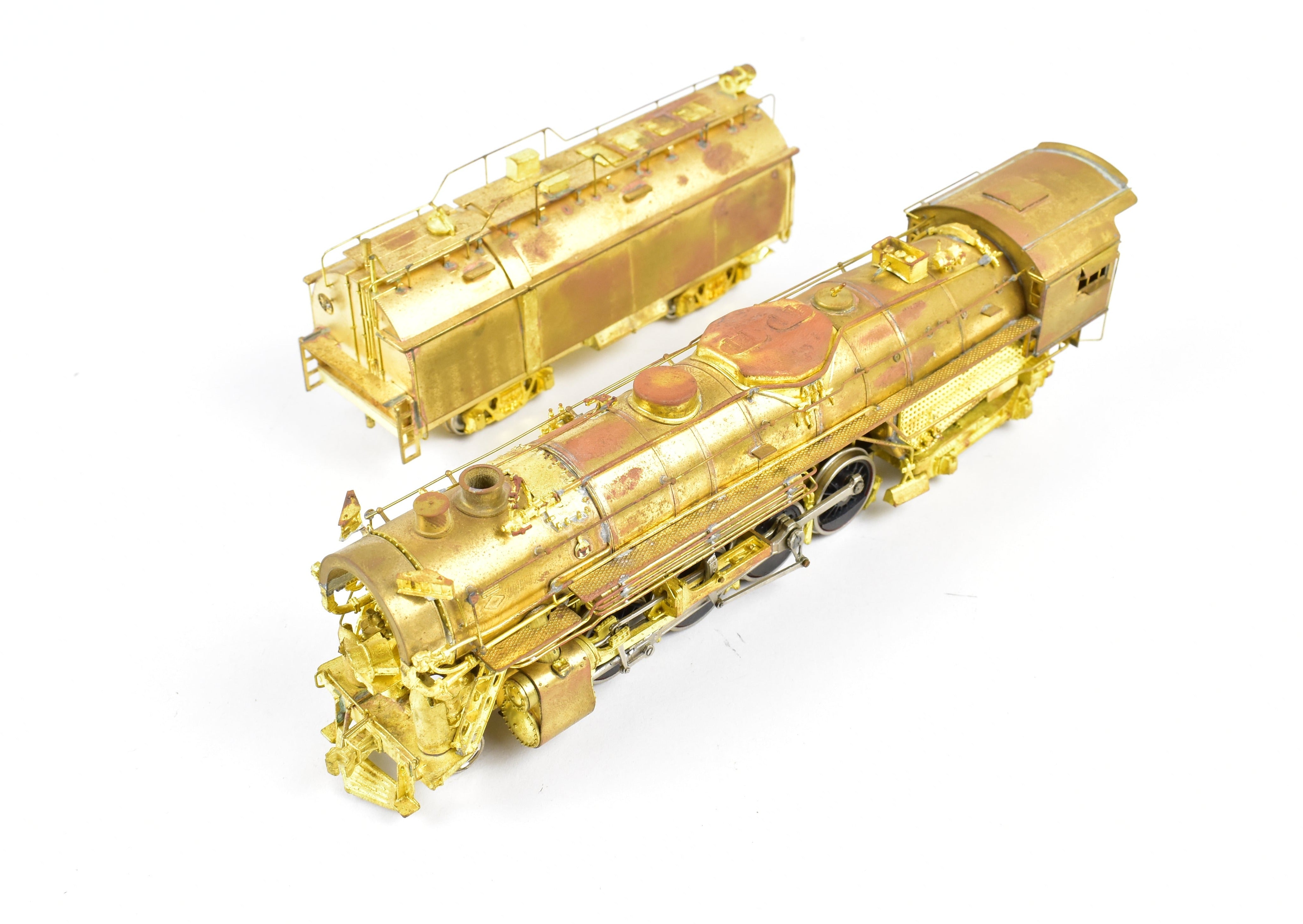 HO Scale Brass Balboa Model of Southern Pacific B - 1 Berkshire 2 - 8 - 4 Steam Locomotive