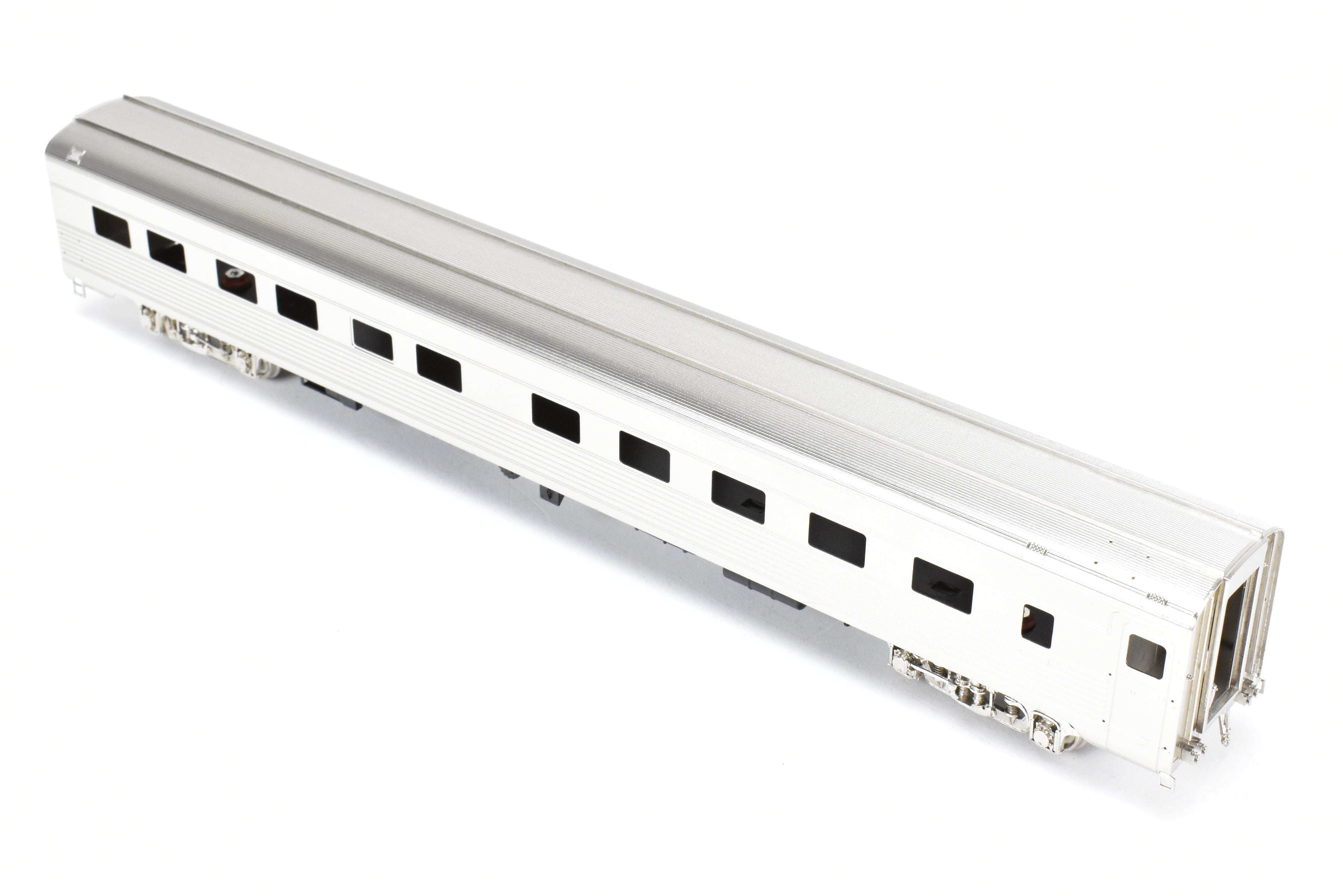 HO Scale Brass Model Train - Amtrak Budd 10 RMT - 6DBR Pacific Series Sleeper Heritage HEP Version by Cascade Models