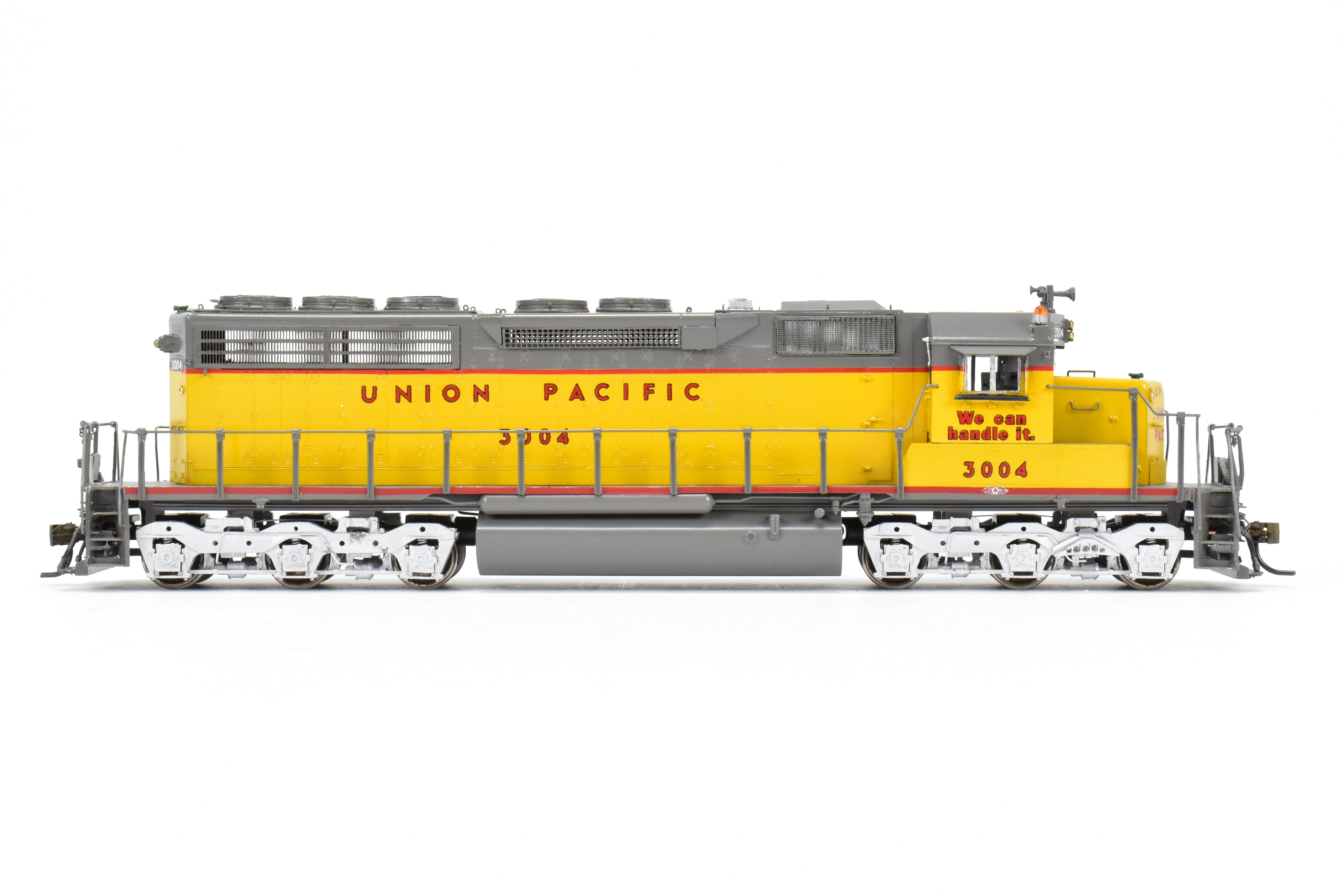 HO Scale Brass Union Pacific EMD SD40 Low Hood Custom Painted #3004 by Overland Models