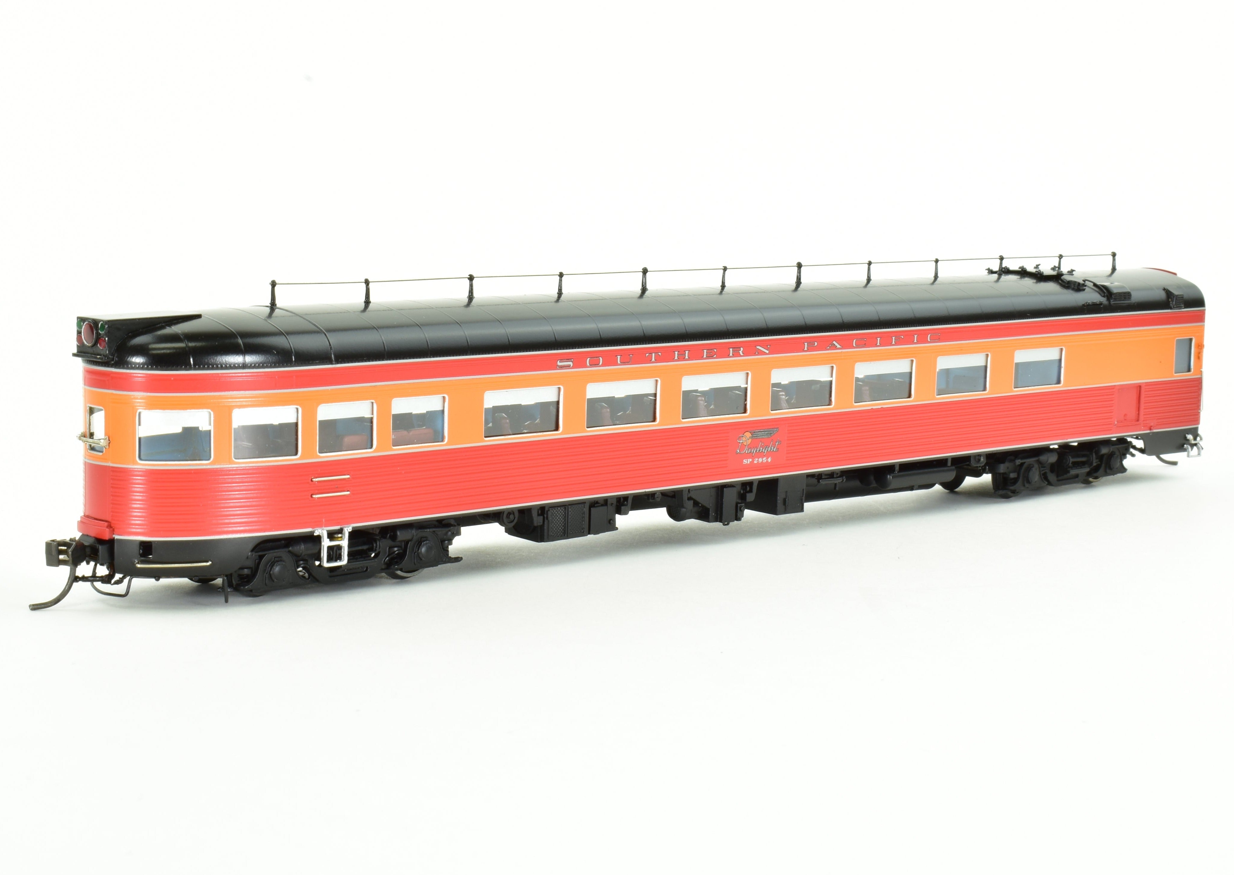 HO Scale Brass Model Train Consignment Set - Challenger Imports SP - Southern Pacific 1955 Shasta Daylight 10 - Car Train Set with FP