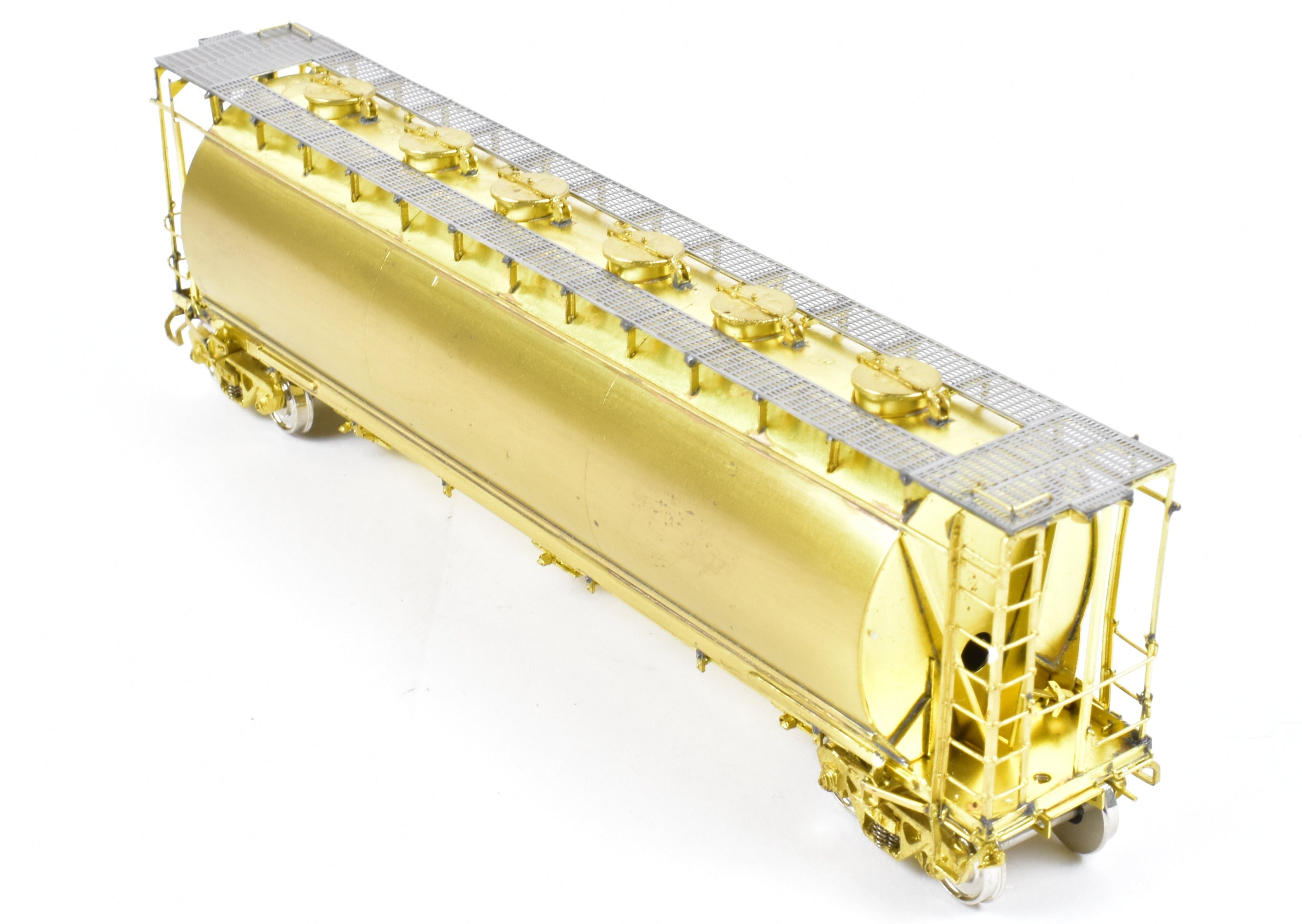 HO Scale Brass Model Train - OMI (Overland Models, Inc.) CB&Q - Burlington Route ACF Cylindrical Covered Hopper for Model Railroad Enthusiasts