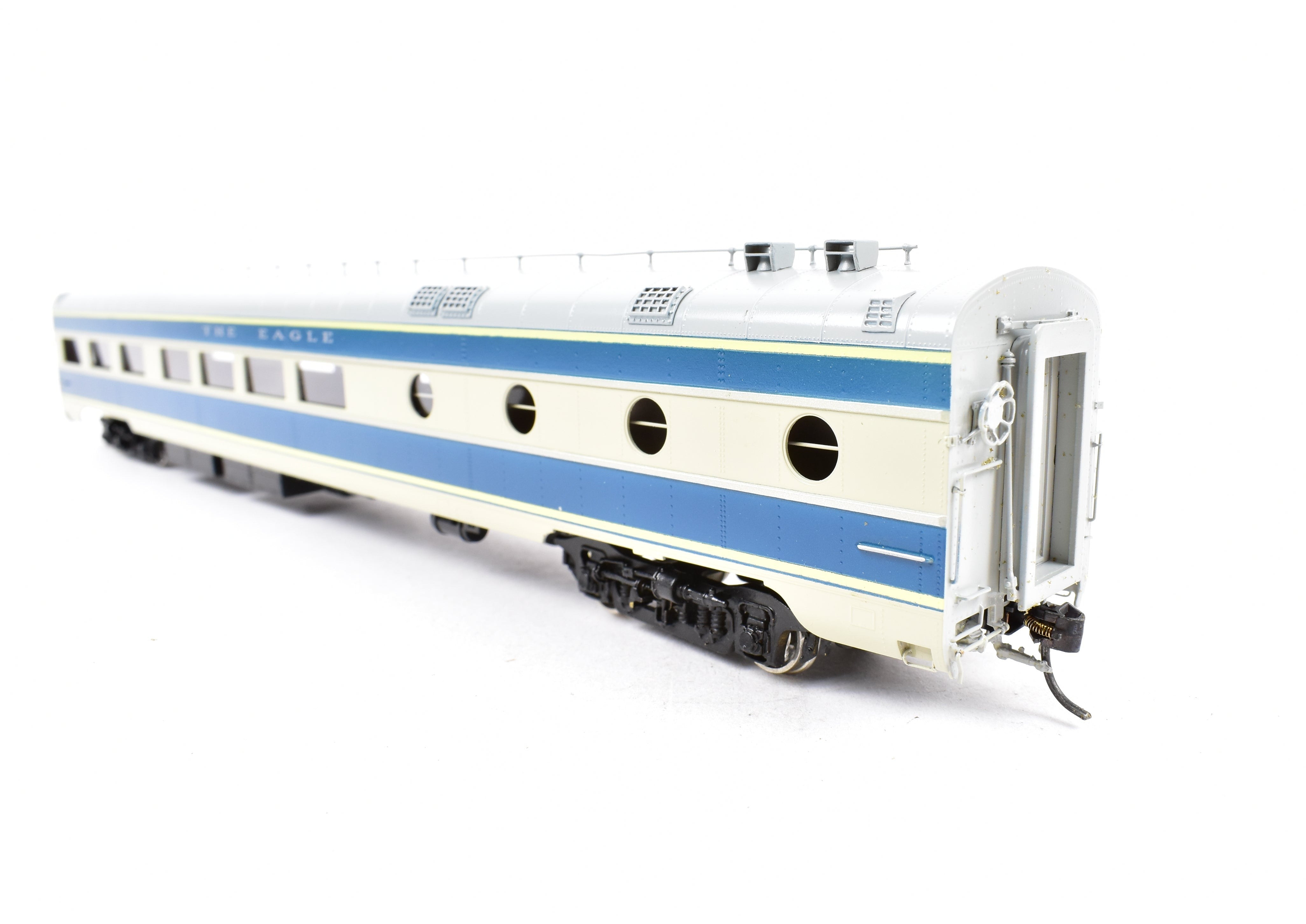 HO Scale Brass Model Train - Hallmark Models MP - Missouri Pacific and T&P - Texas & Pacific Texas Eagle Section 1 Four-Car Set for Model Train Enthusiasts