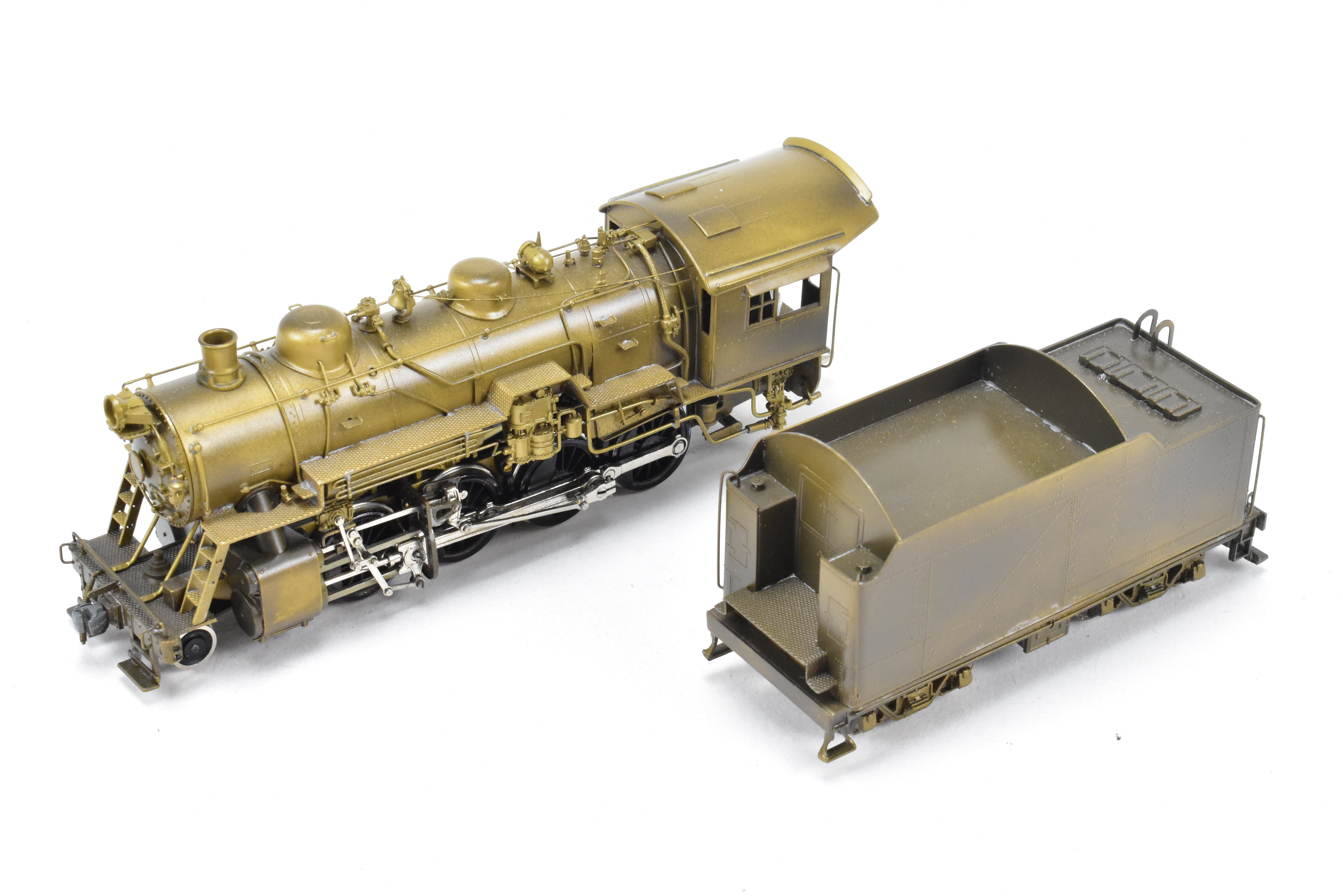 HO Scale Brass Pacific Fast Mail (PFM) Baltimore & Ohio Class E - 27ca 2 - 8 - 0 Steam Locomotive Power Series Model from 1977 Run with Incorrect Locomotive Details