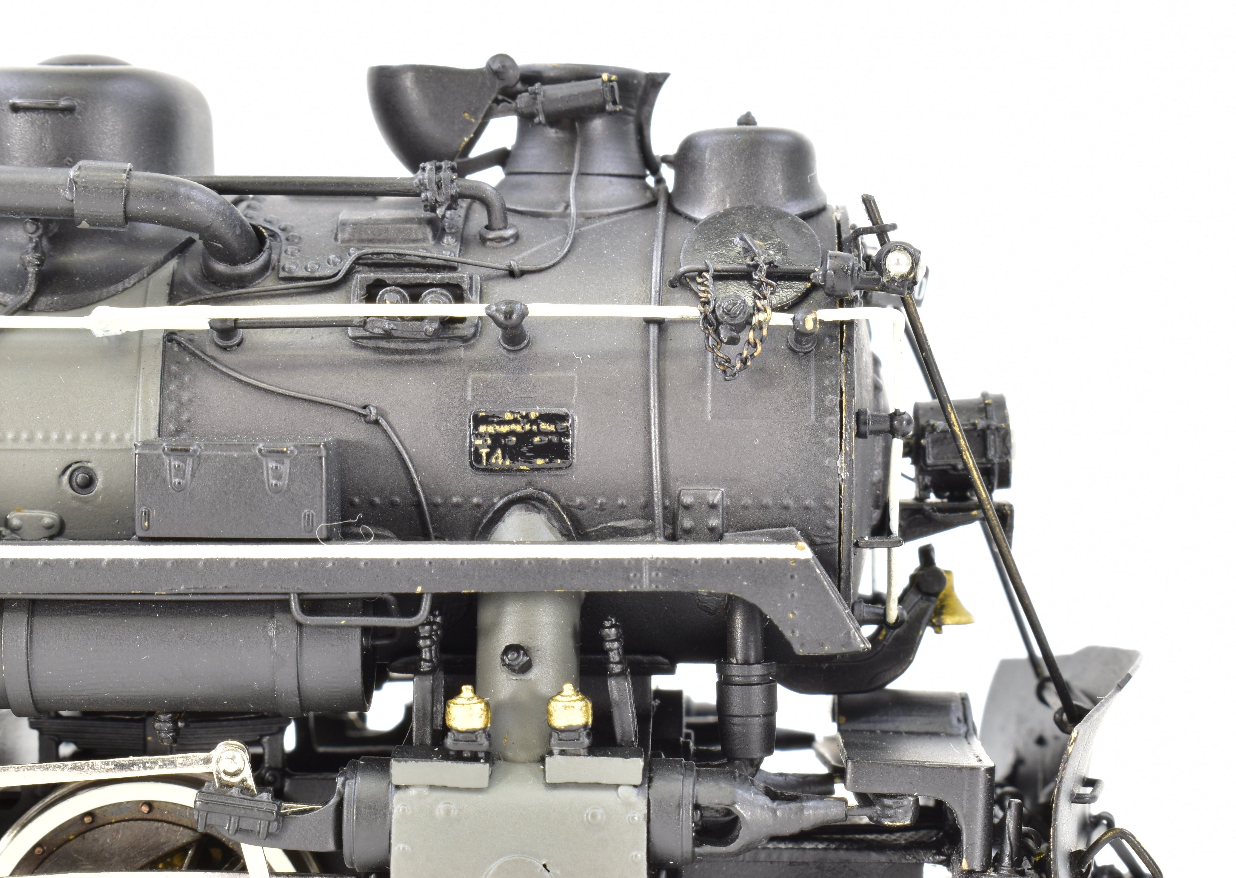 HO Scale Brass Canadian Pacific Railway T4a 2-10-4 Locomotive Model - Totem Models, CP No. 8000