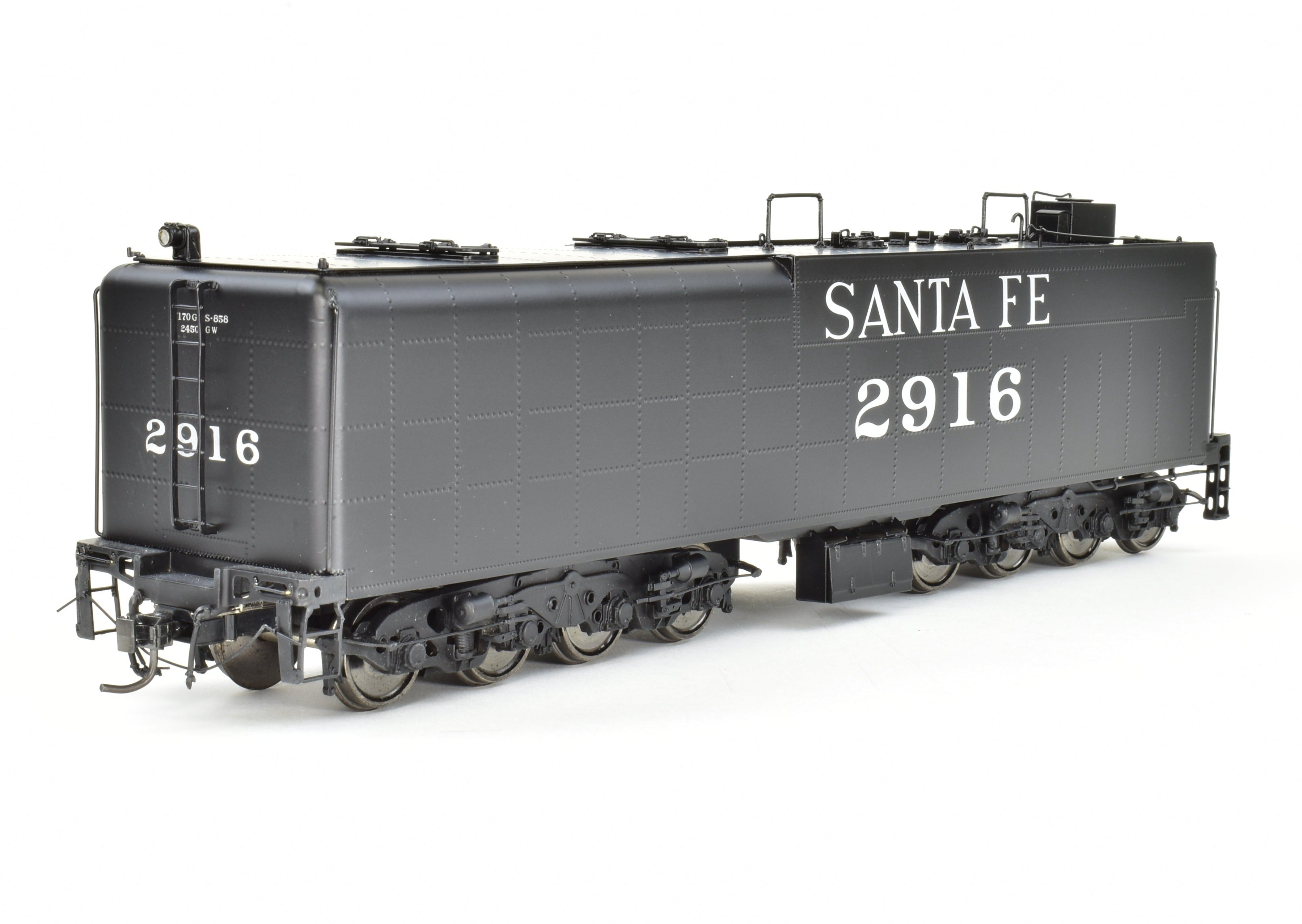 O Scale Brass Sunset Models ATSF - Santa Fe 2900 Class 4-8-4 Factory Painted Locomotive