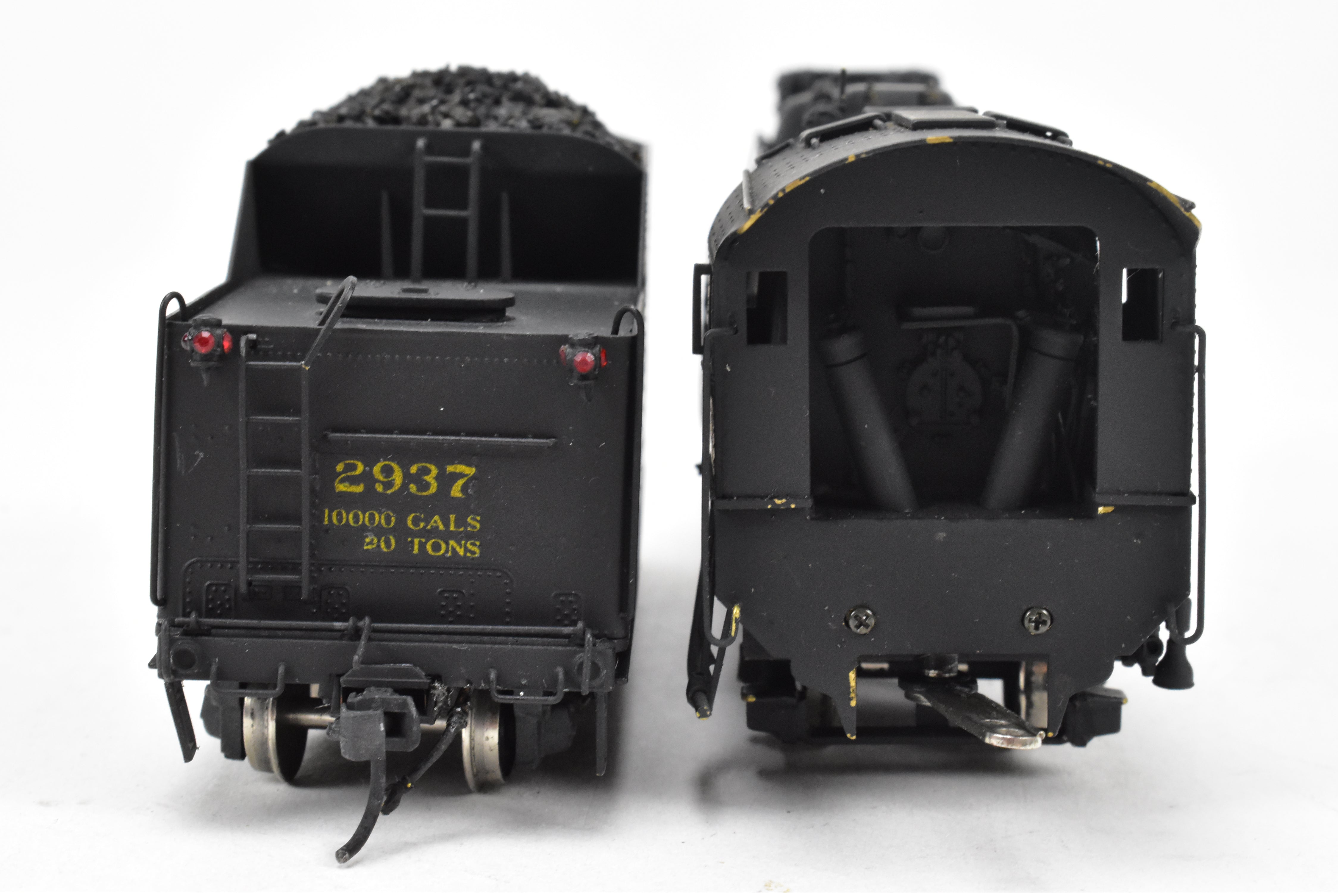 1941 Era HO Brass Key Imports Erie Railroad K - 5a 4 - 6 - 2 Pacific C/P #2937 Model