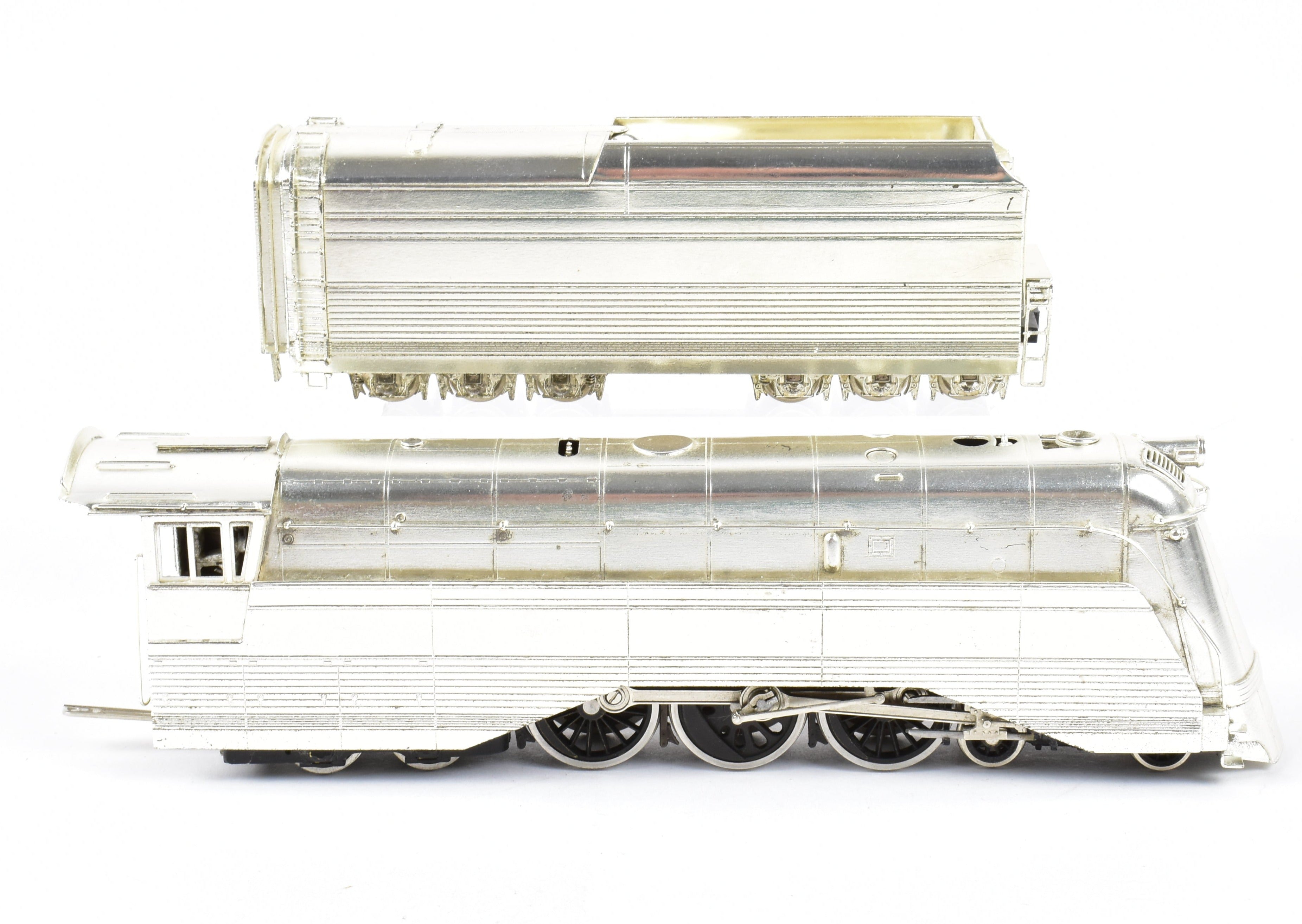 HO Brass NPP Nickel Plated CB&Q Burlington Route 4-6-4 S-4A Streamlined Hudson No. 4000