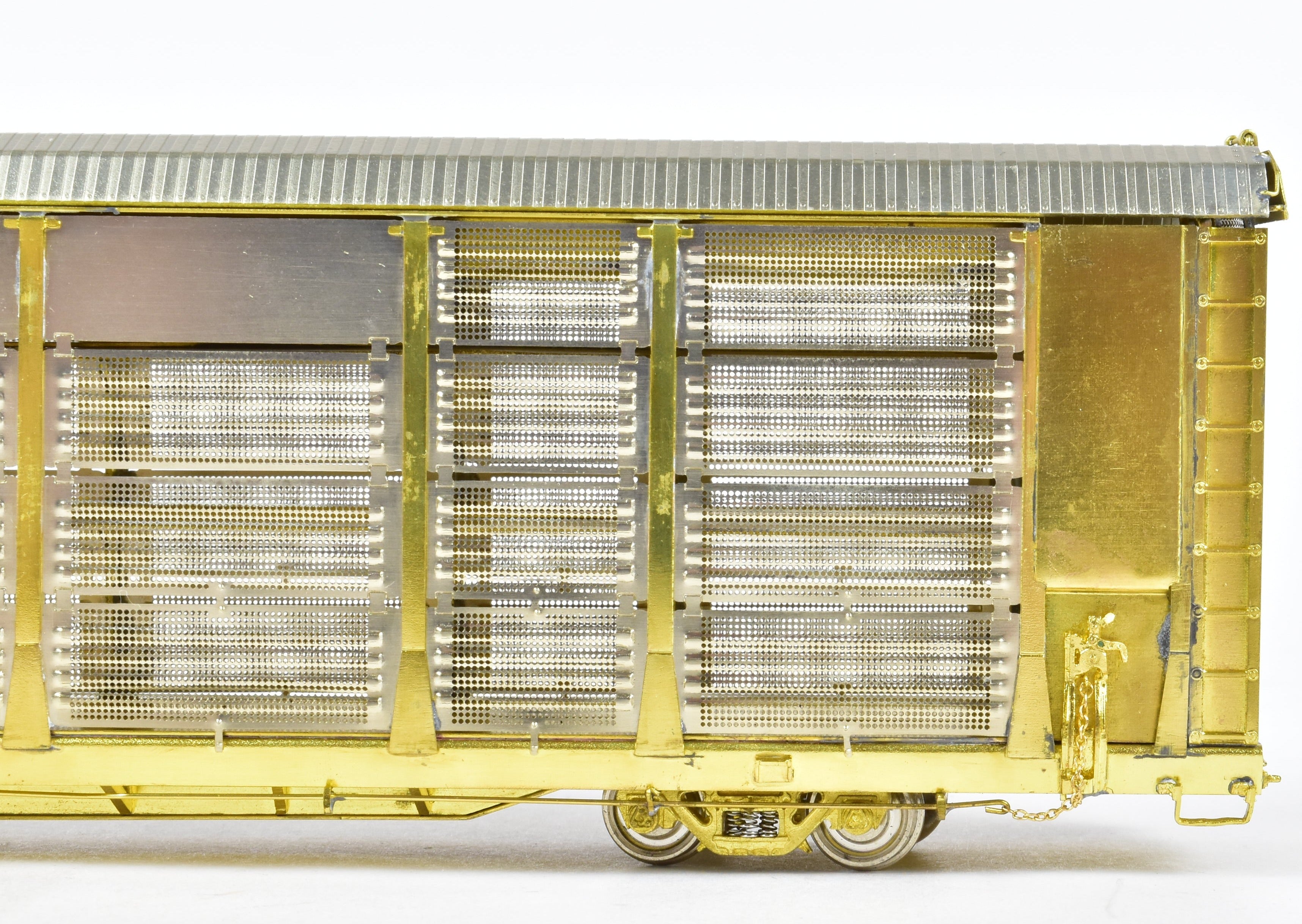 HO Brass OMI SP Southern Pacific Auto Rack Tri - Level Car No. 517006 w/ Mesh End Doors